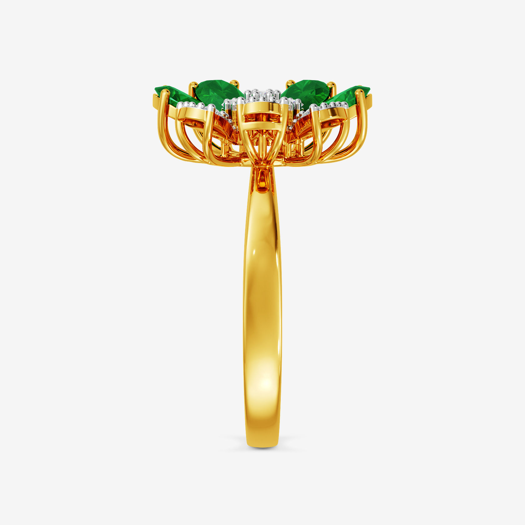 Emerald Bloom Diamond  Ring alternate view 2