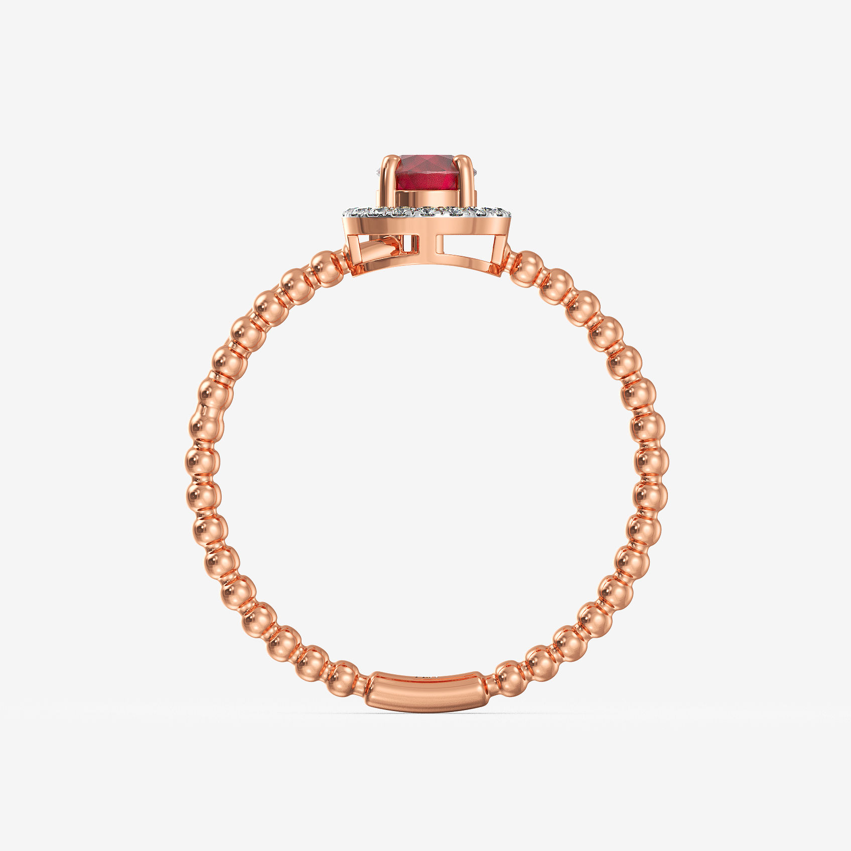 Crimson Glow Diamond Ring alternate view 2