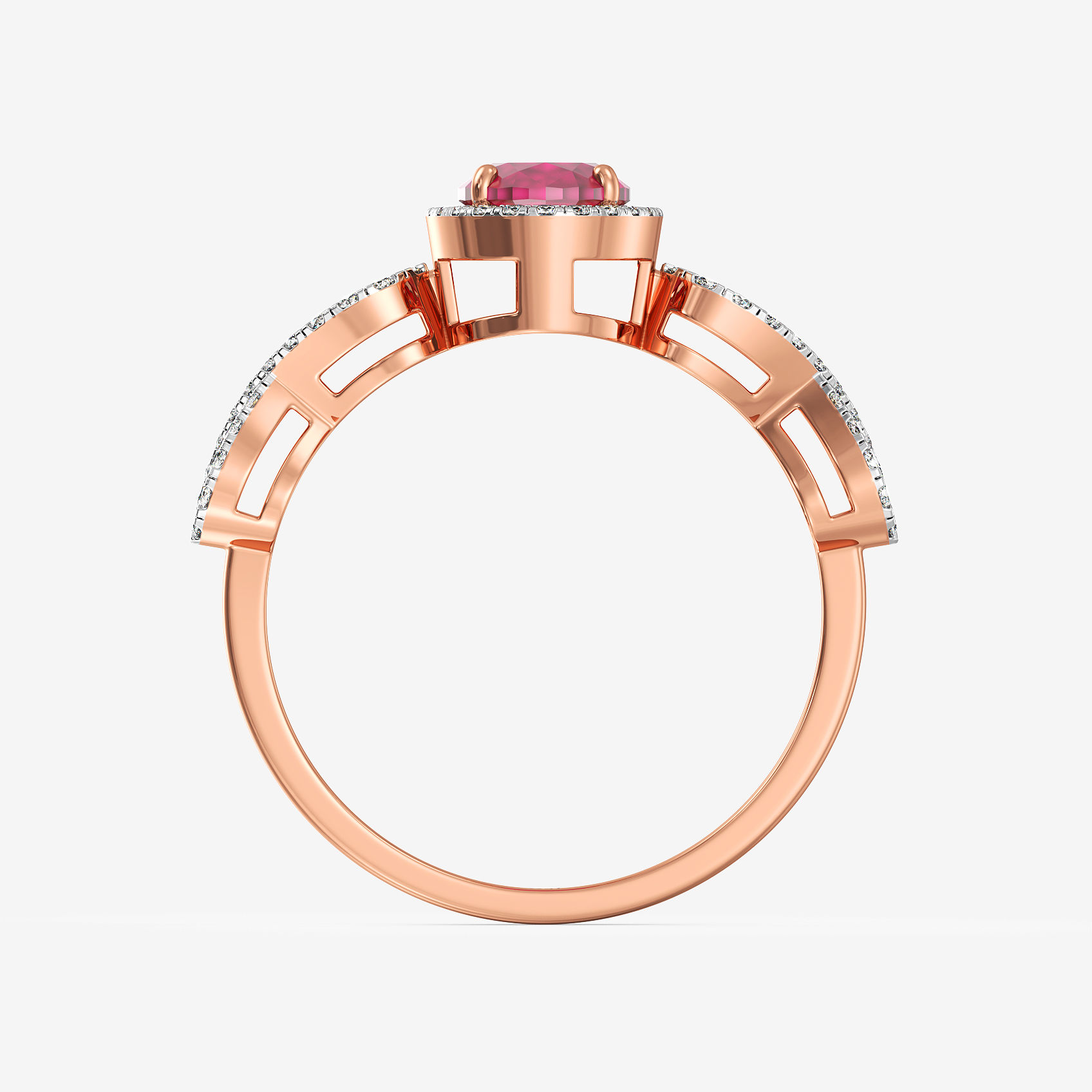 Infinity Ruby Delight Diamond Ring alternate view 2