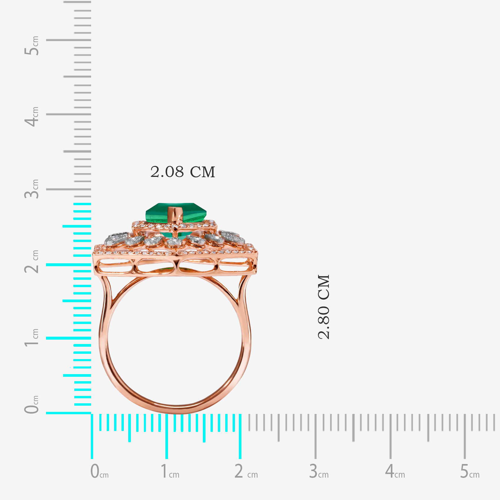 Noir Hexa Diamond Ring alternate view 3