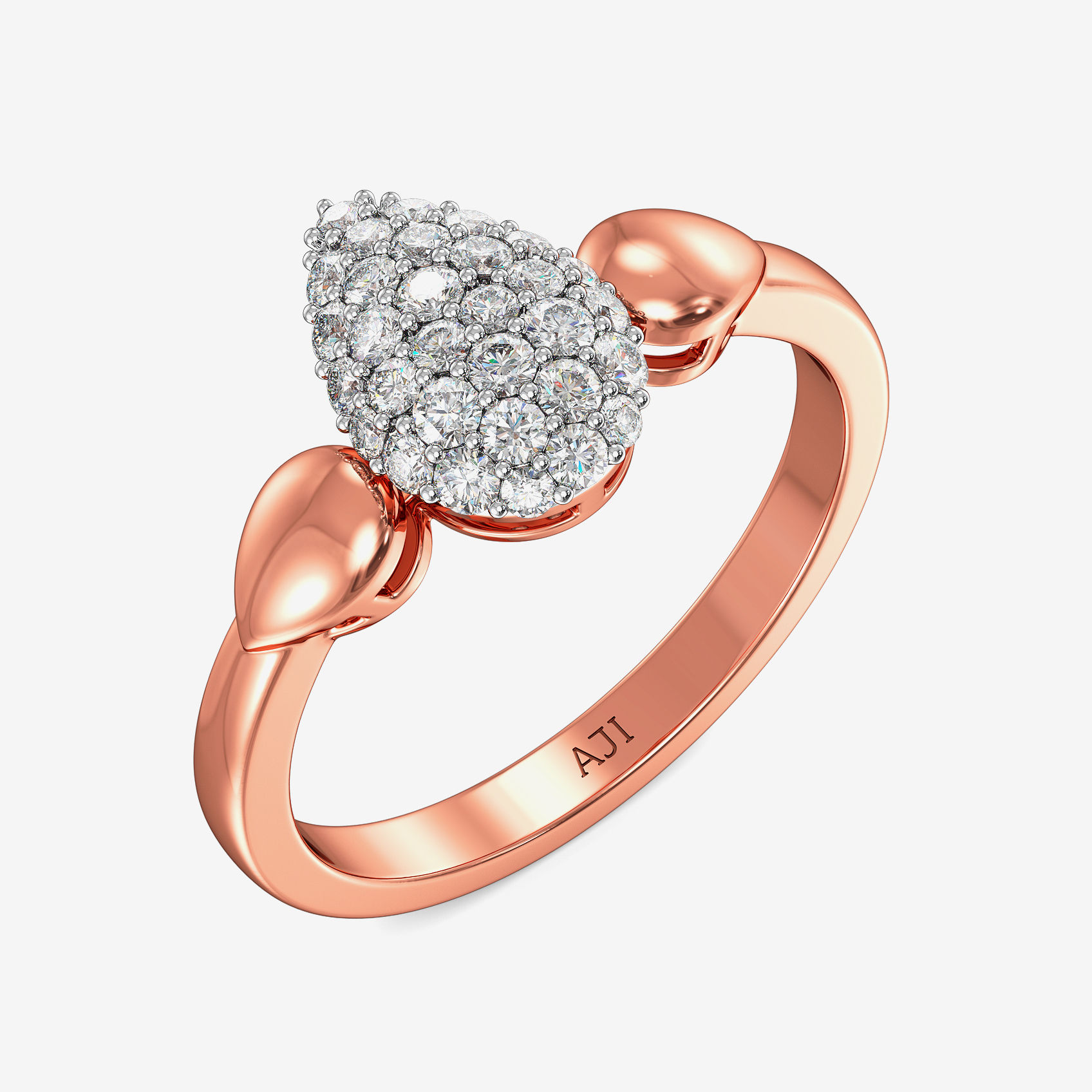 Lustrous Dew Diamond Ring