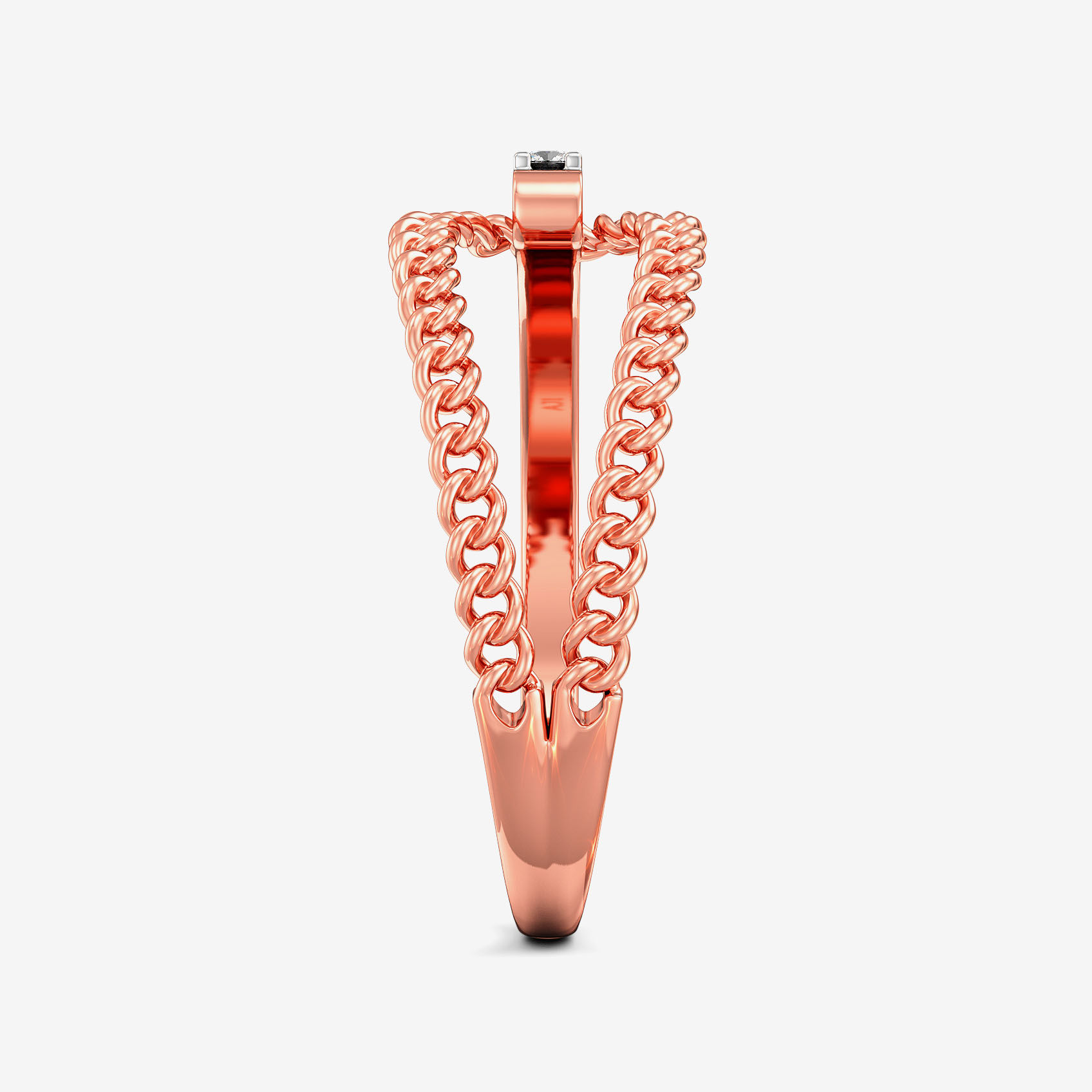 Lustro Link Diamond Ring alternate view 1