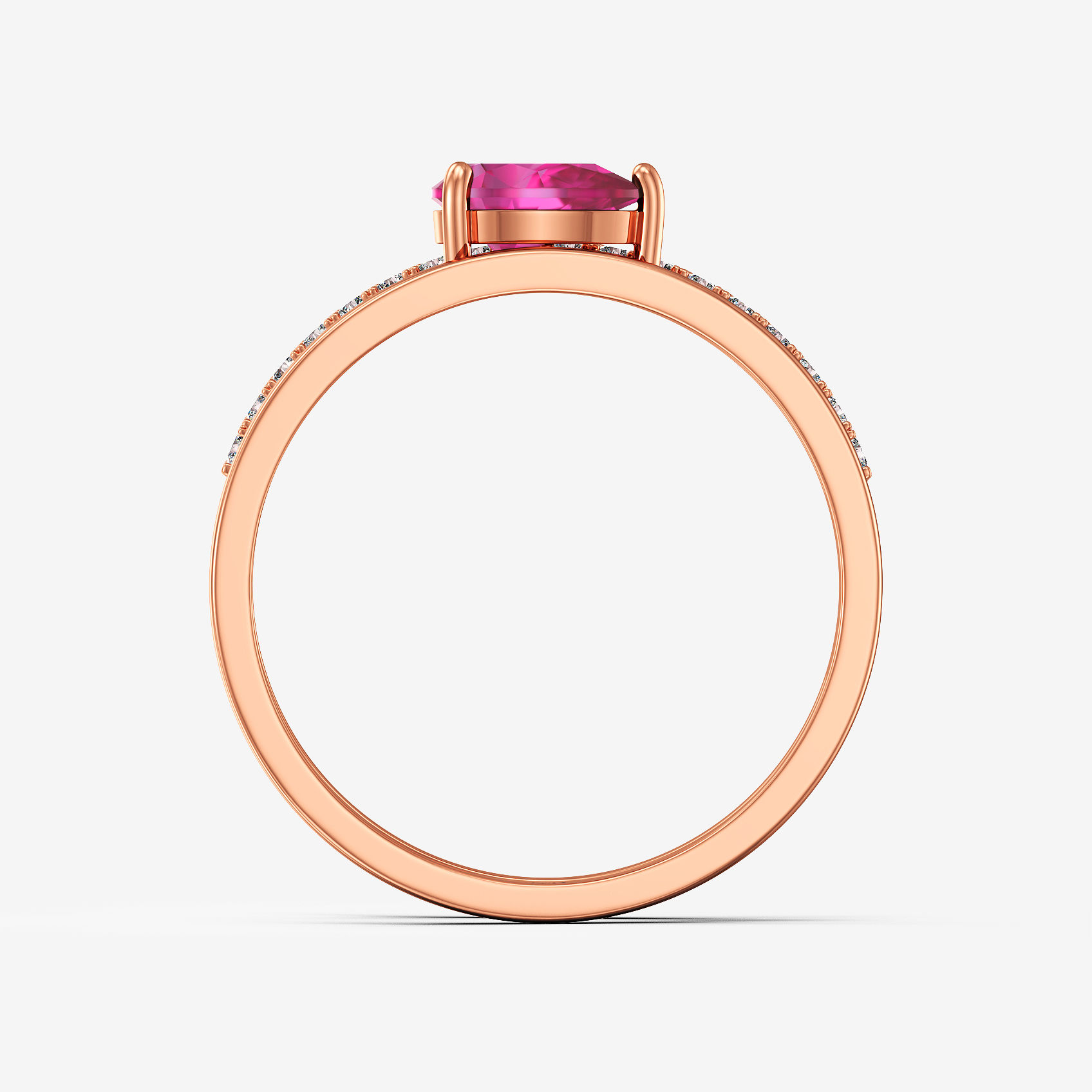 Ruby Fuse Diamond Ring alternate view 2