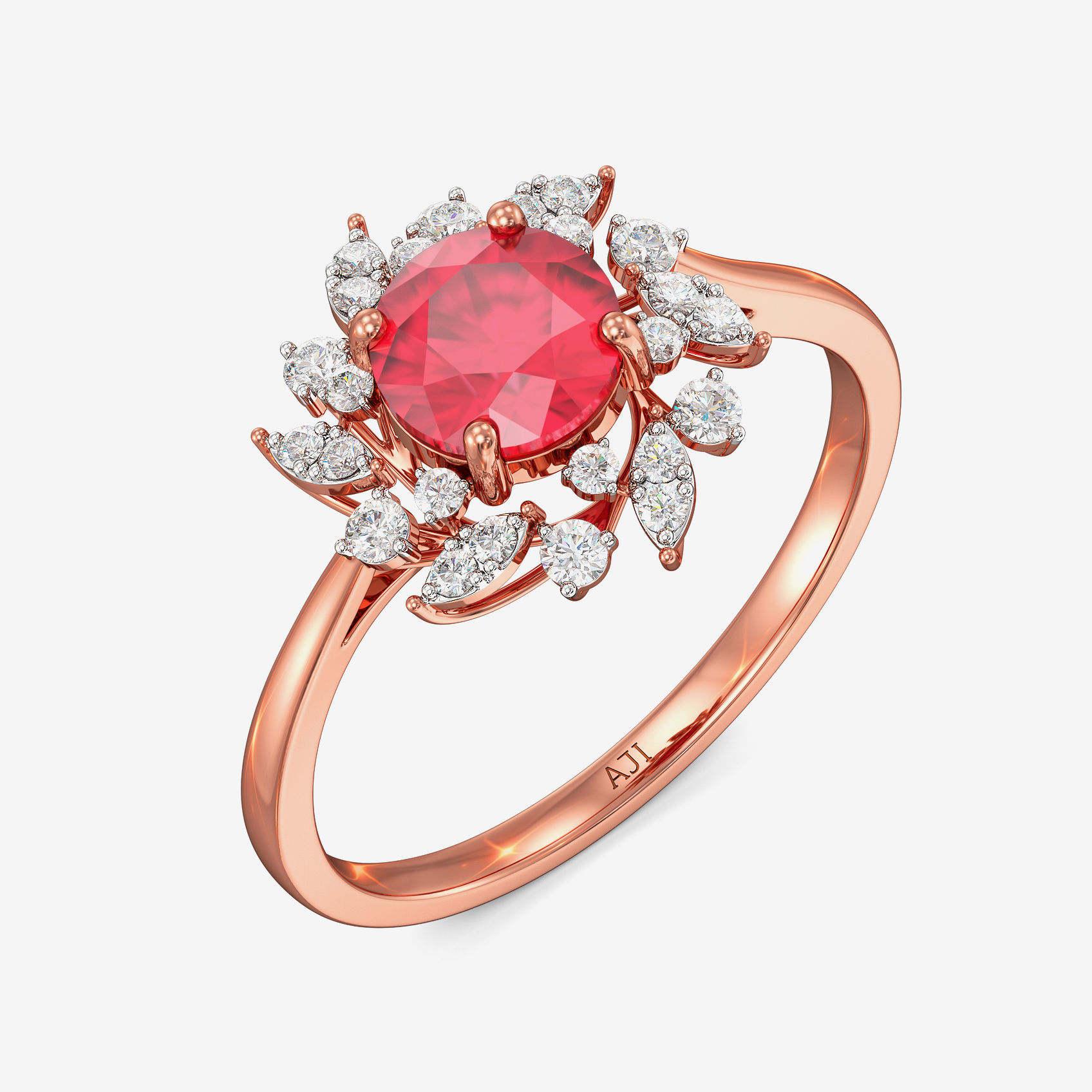 Vine Glow Diamond Ring