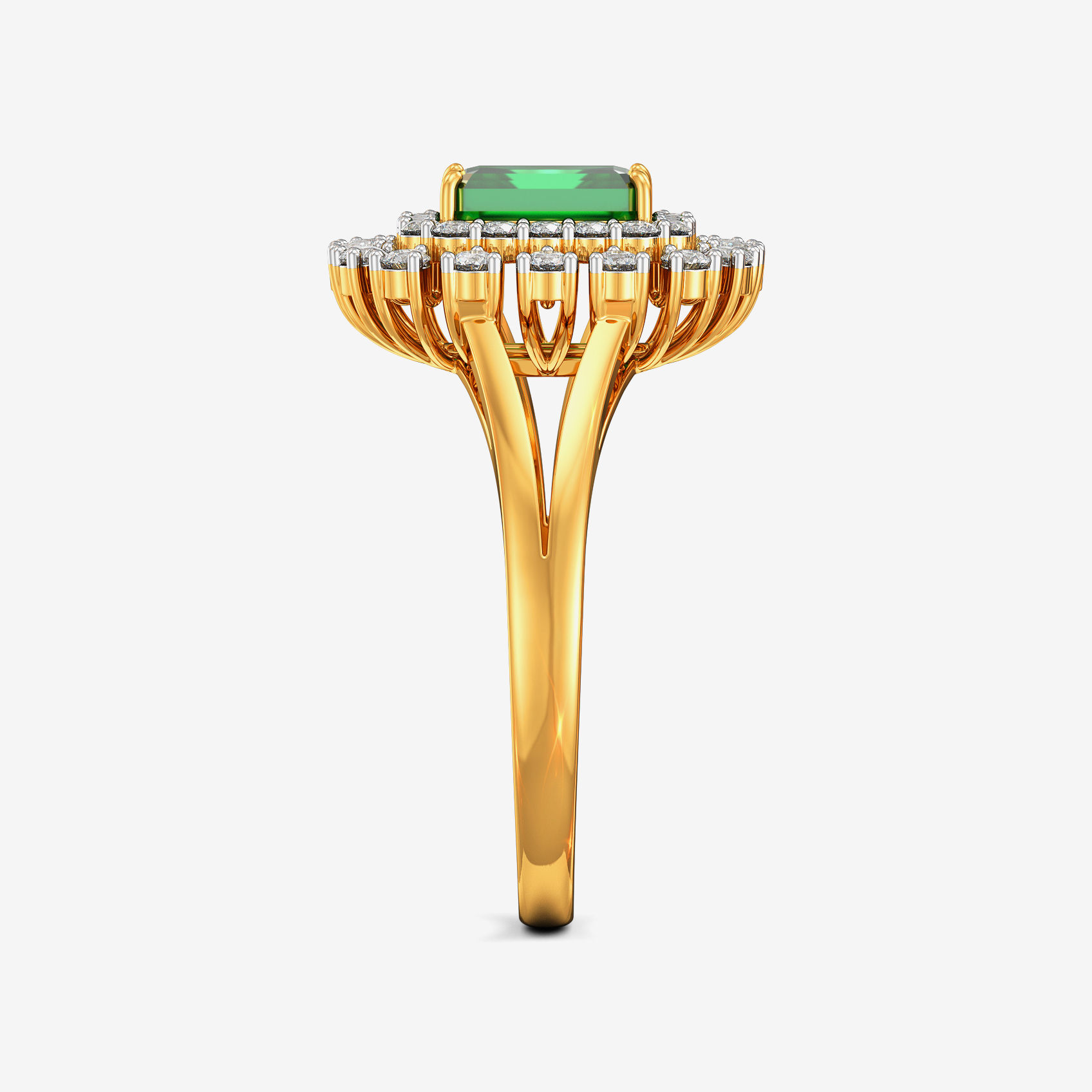 Emerald Majesty Diamond Ring alternate view 1
