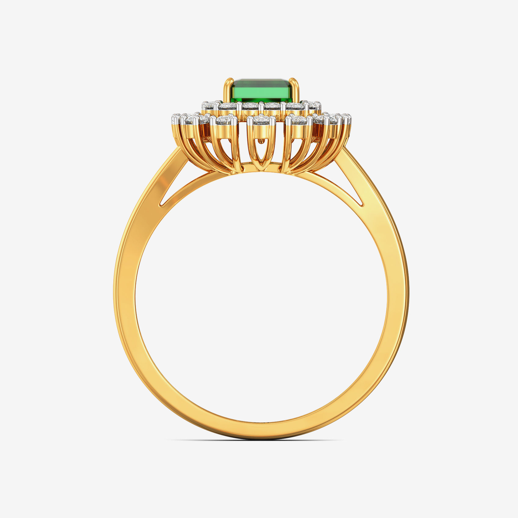 Emerald Majesty Diamond Ring alternate view 2