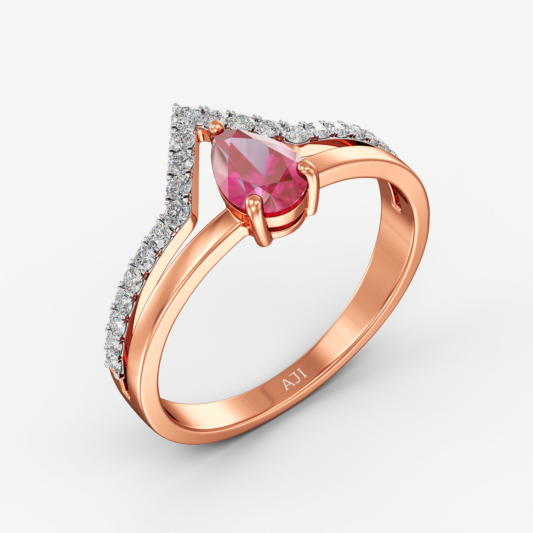 Scarlet Dew Diamond Ring
