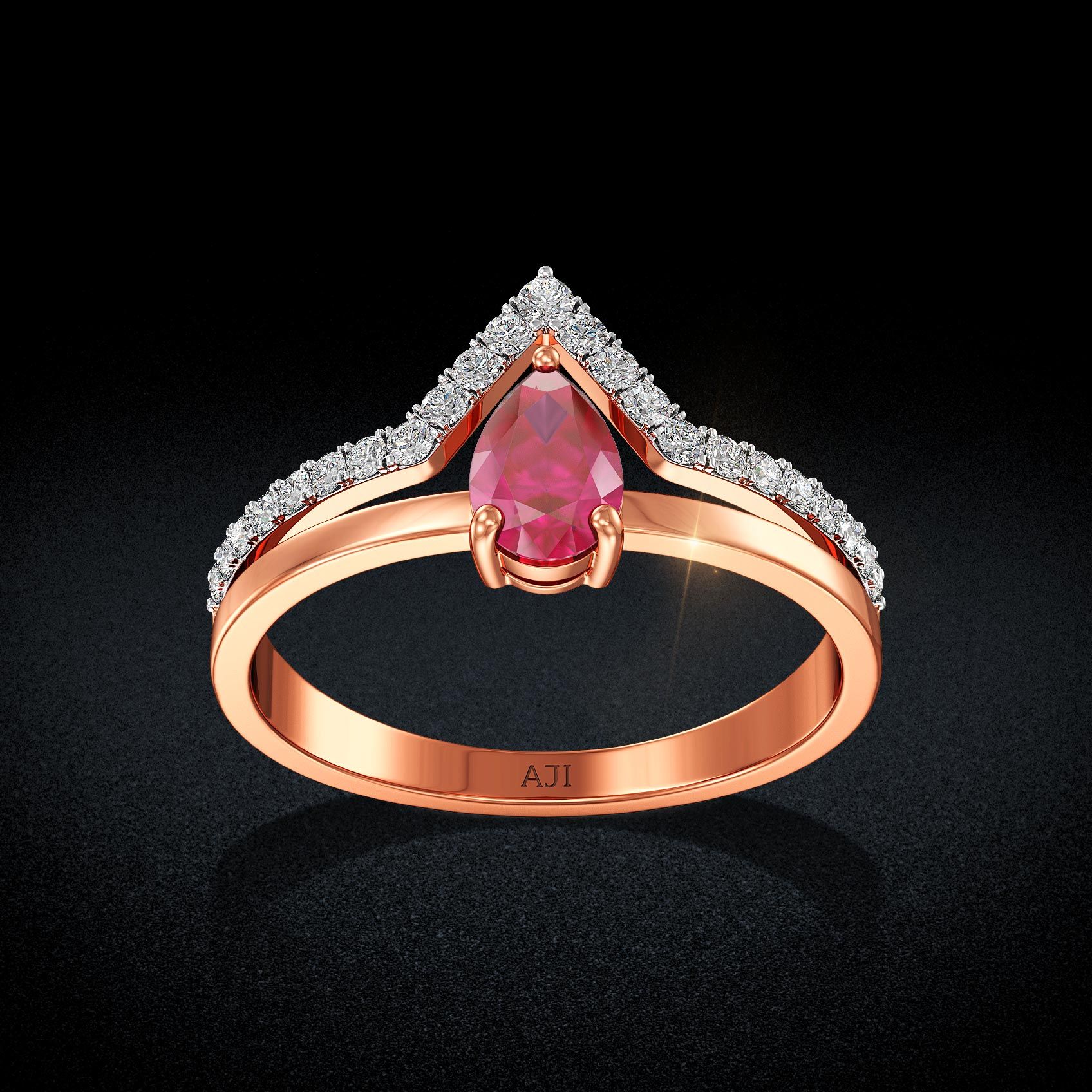 Scarlet Dew Diamond Ring image