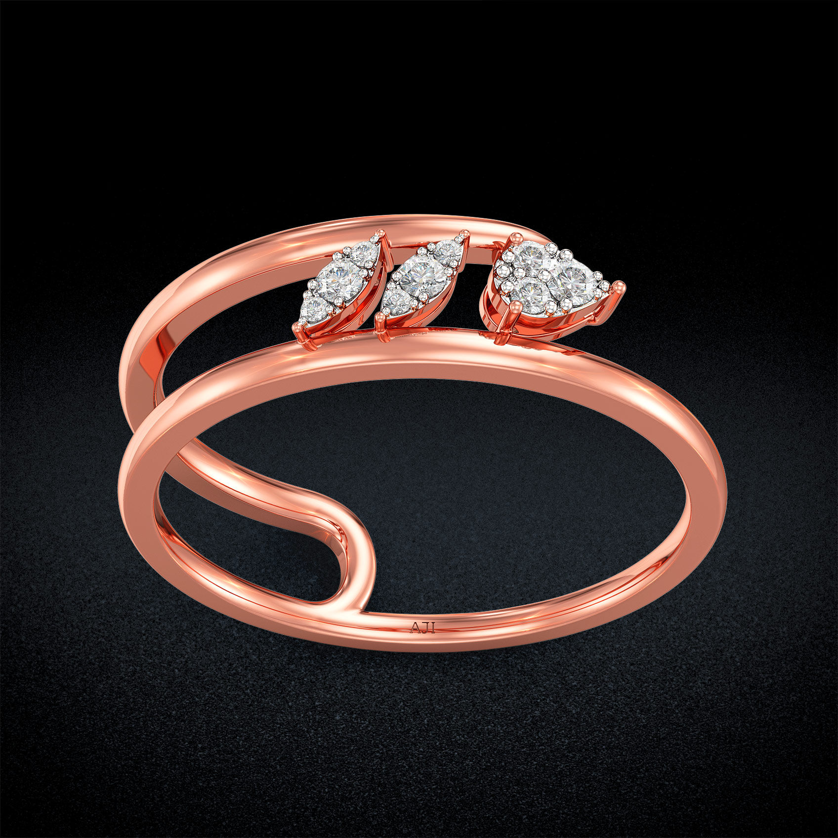 Verdant Spark Diamond Ring image