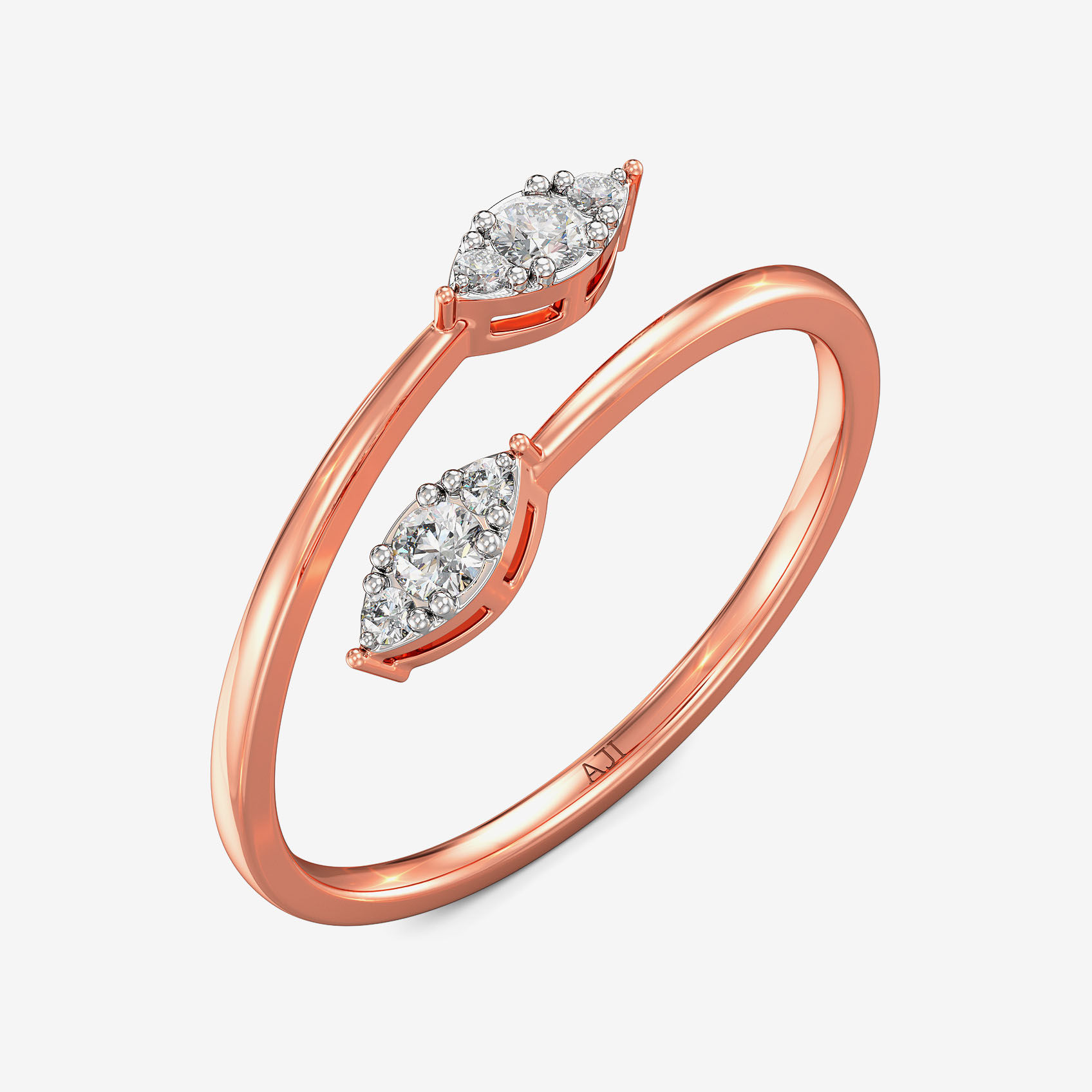 Flora Glint Diamond Ring