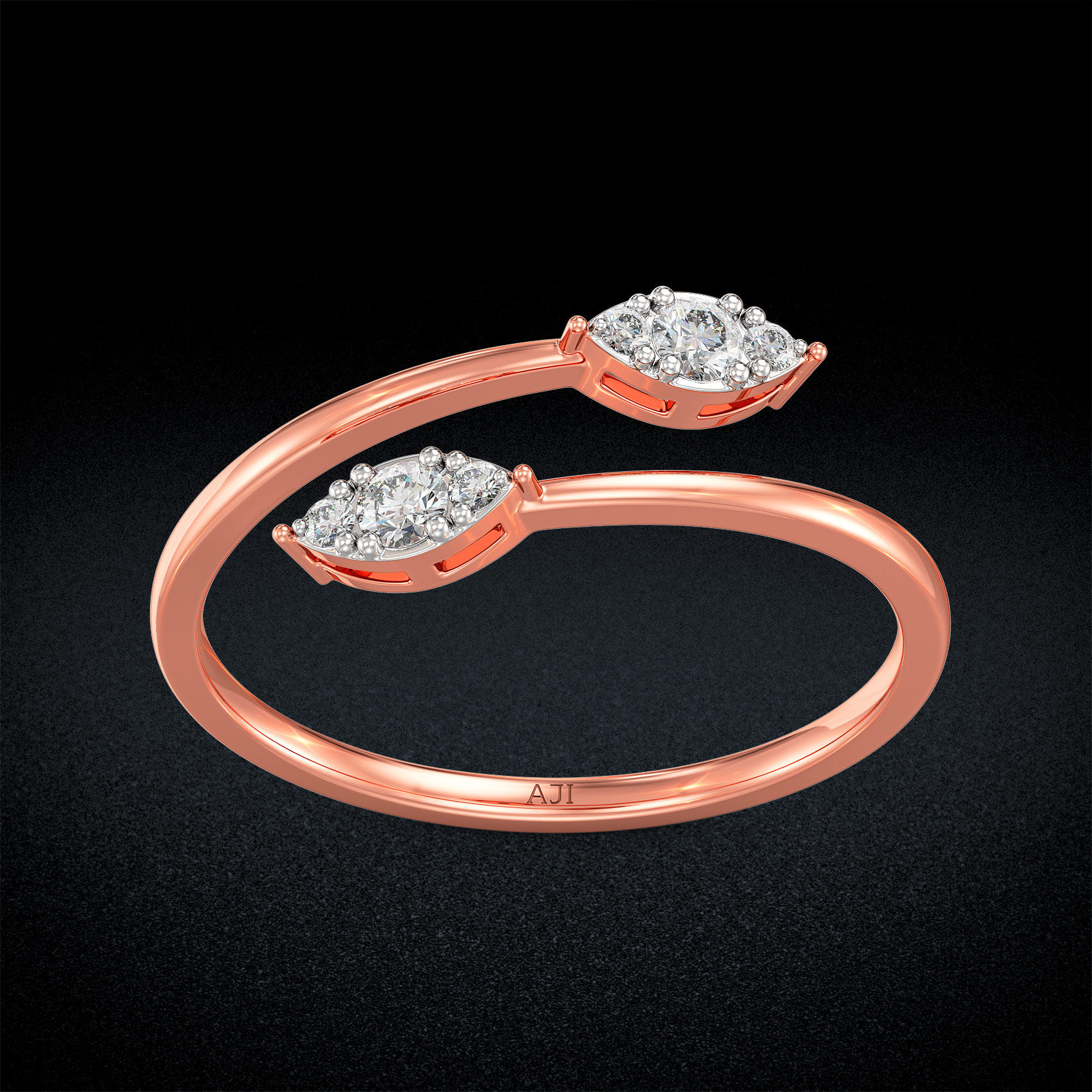 Flora Glint Diamond Ring image