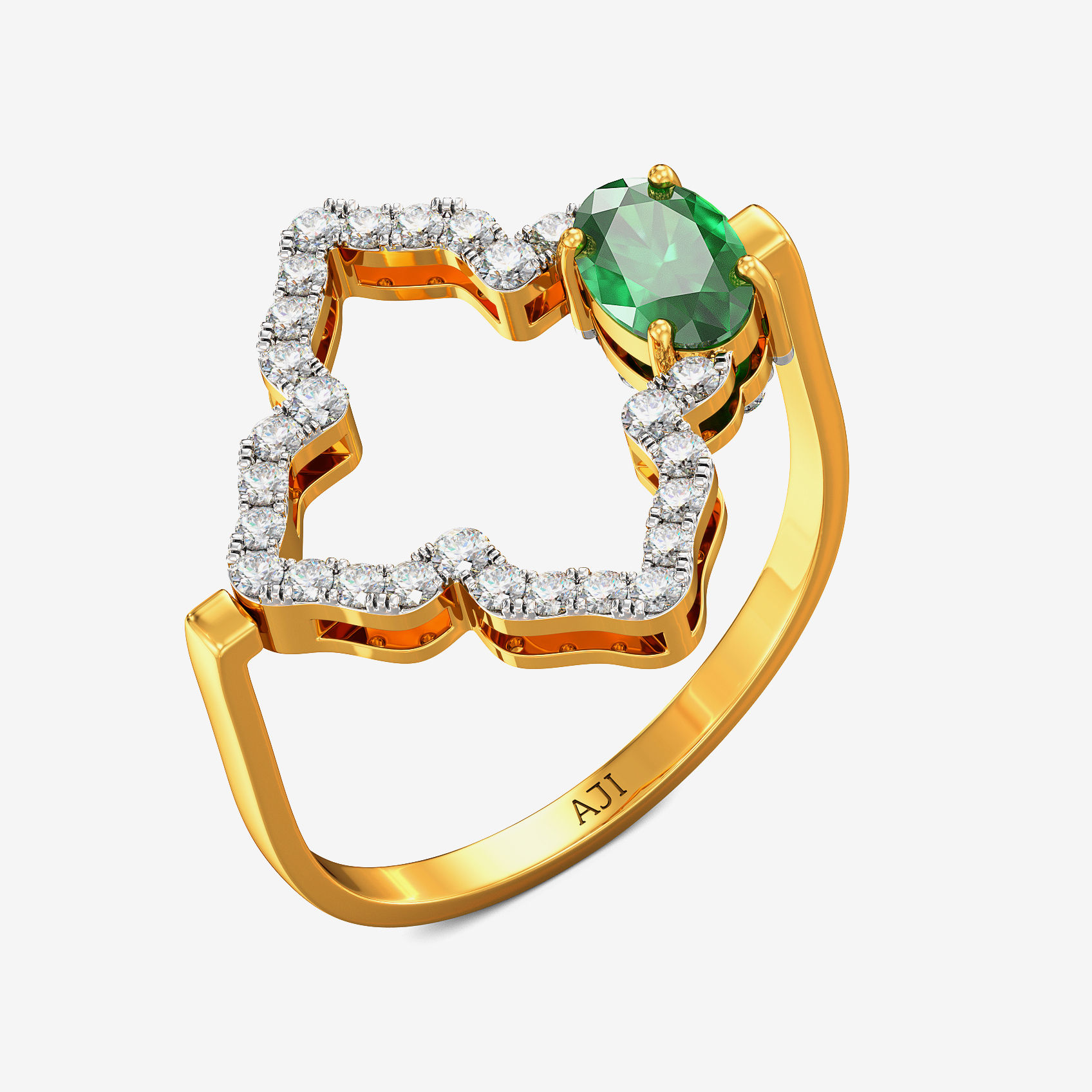 Clover Royale Diamond Ring