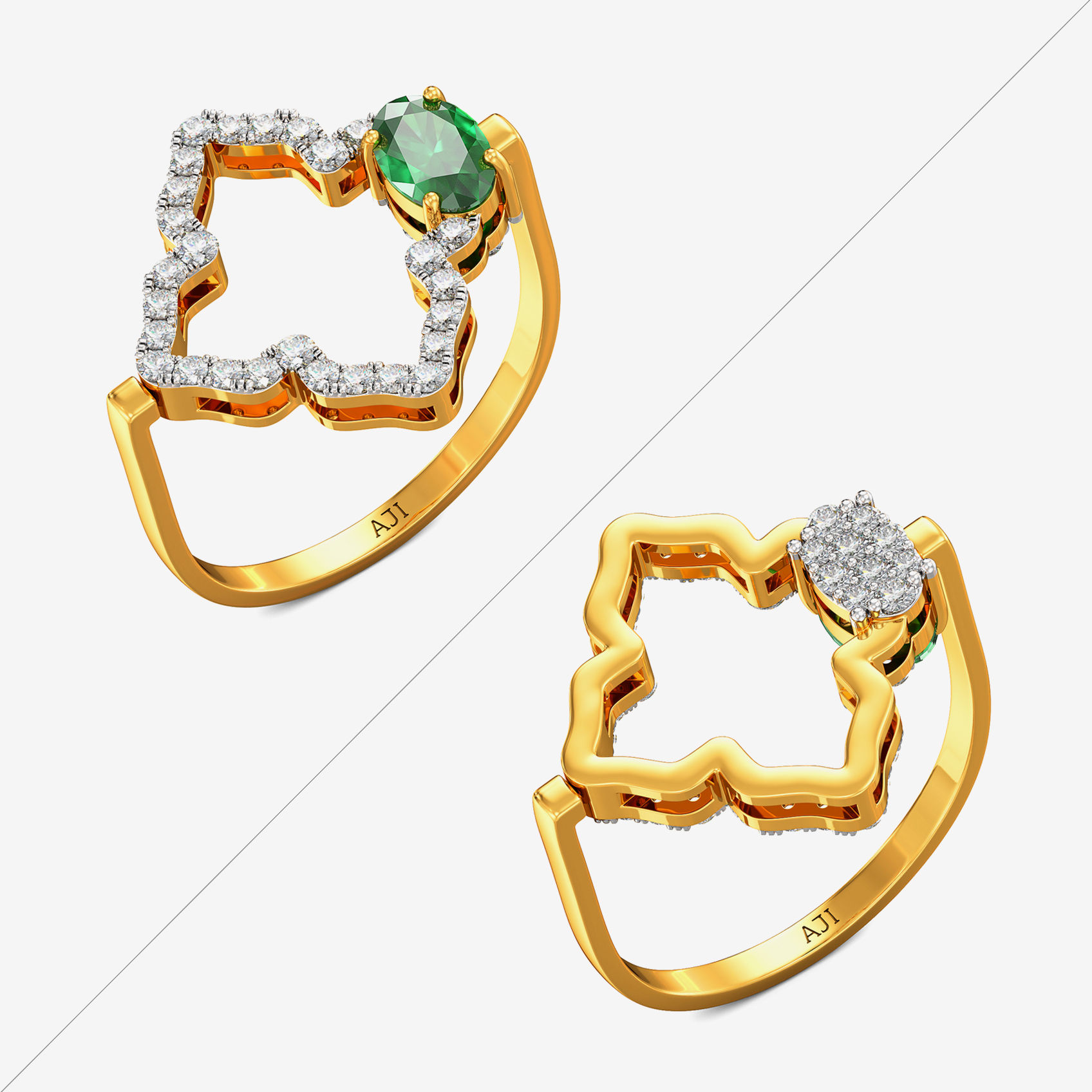 Clover Royale Diamond Ring alternate view 1
