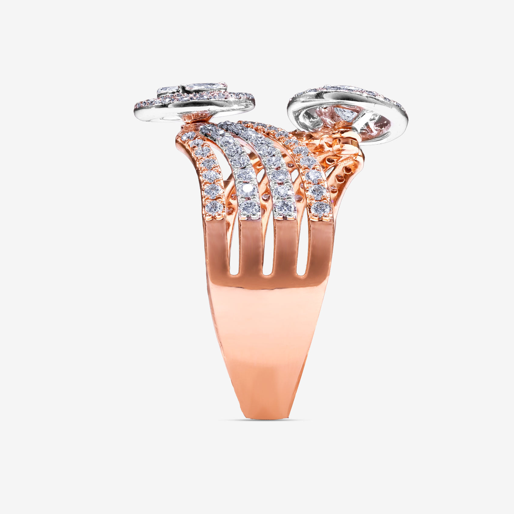 Swirly Rounds Diamond Ring alternate view 1