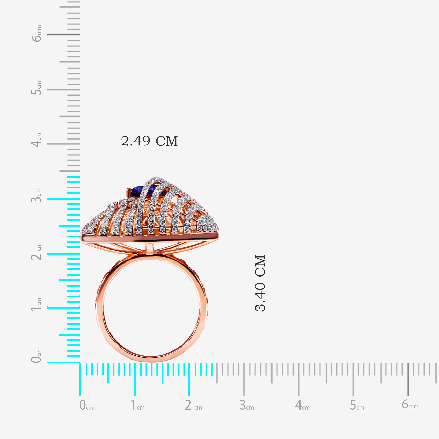 TriAura Diamond Ring alternate view 3
