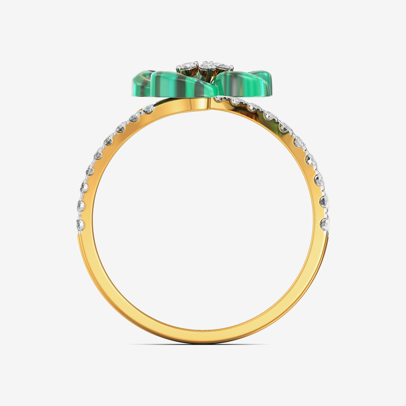 Green Enchantment Diamond Ring alternate view 2