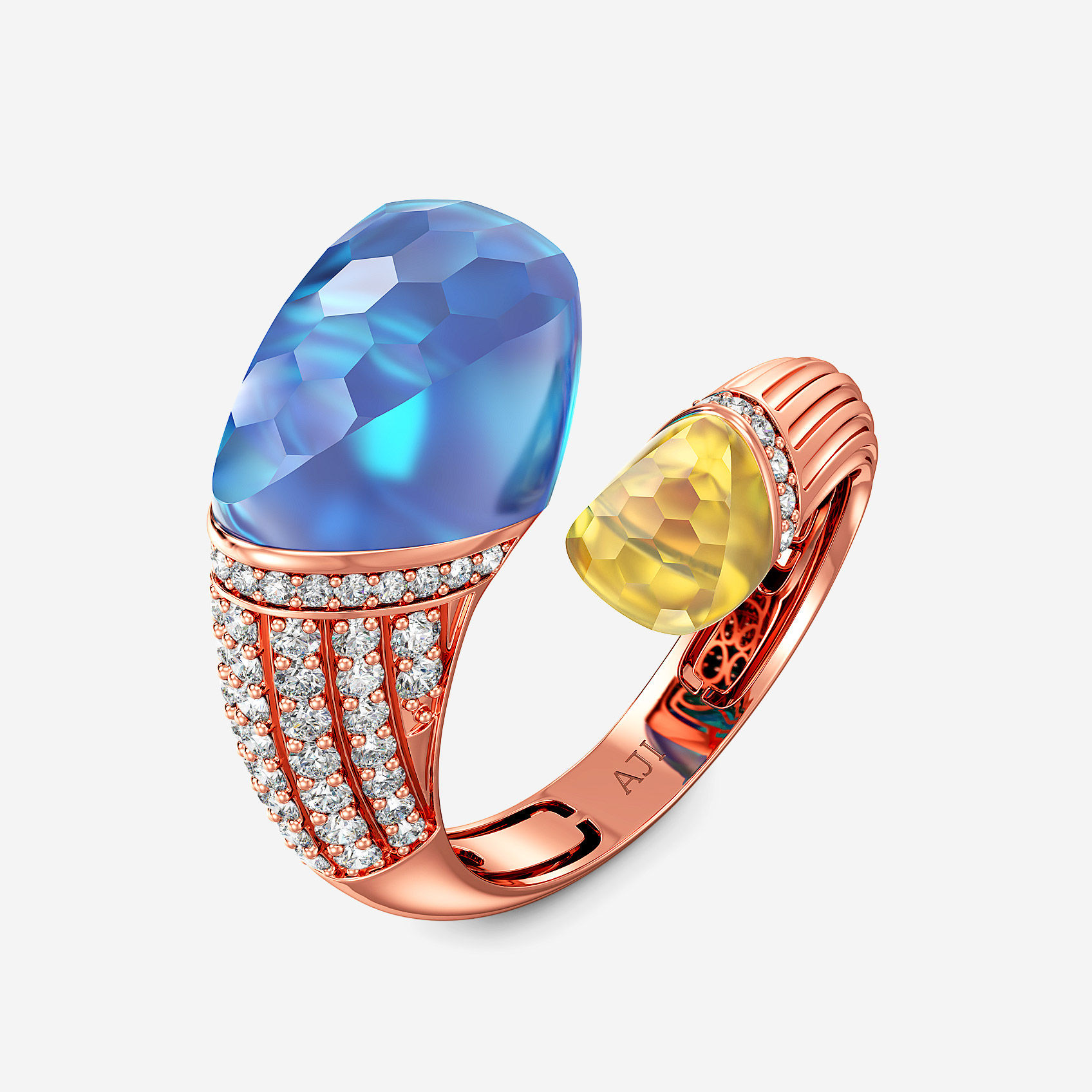 Gemora Duo Diamond Ring
