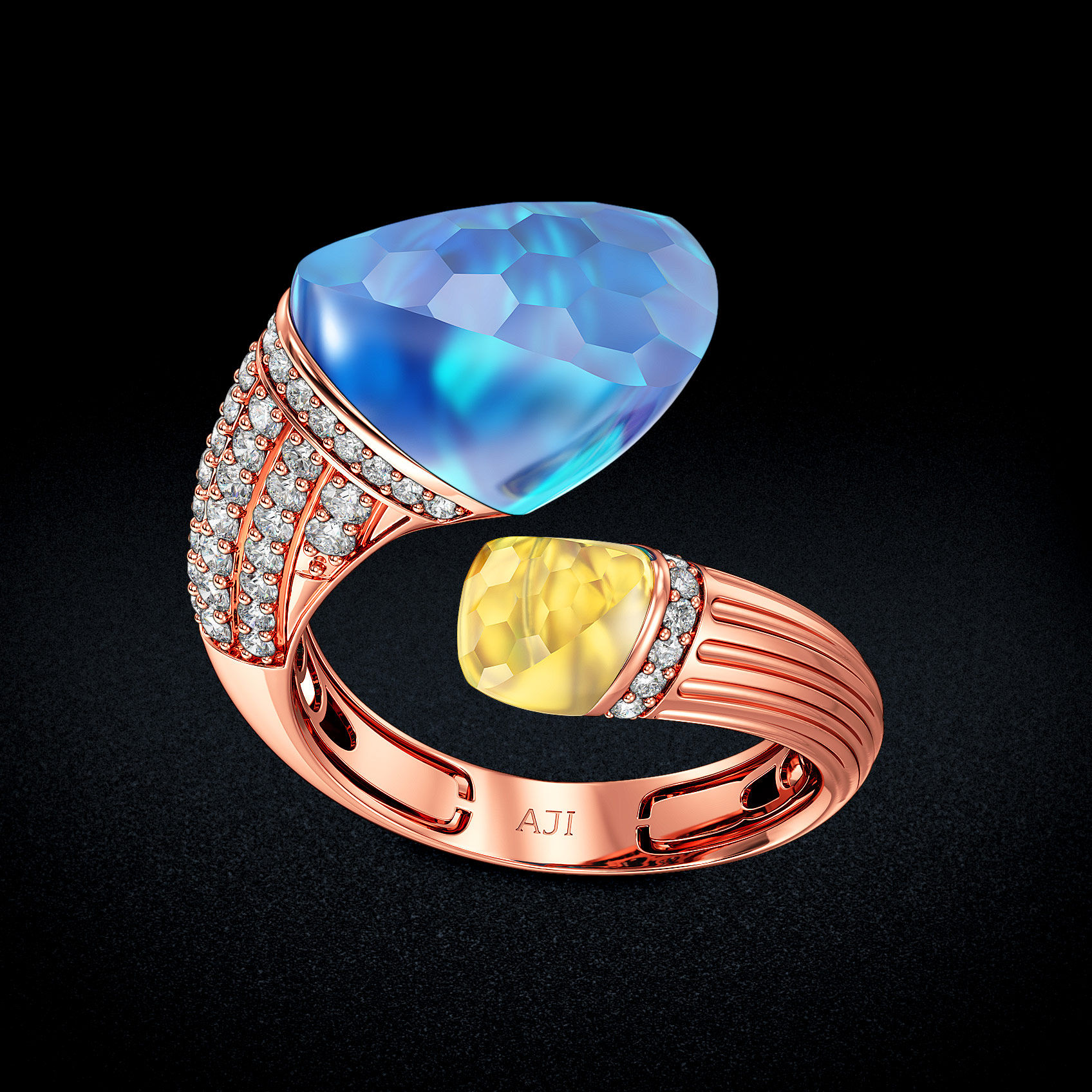 Gemora Duo Diamond Ring image