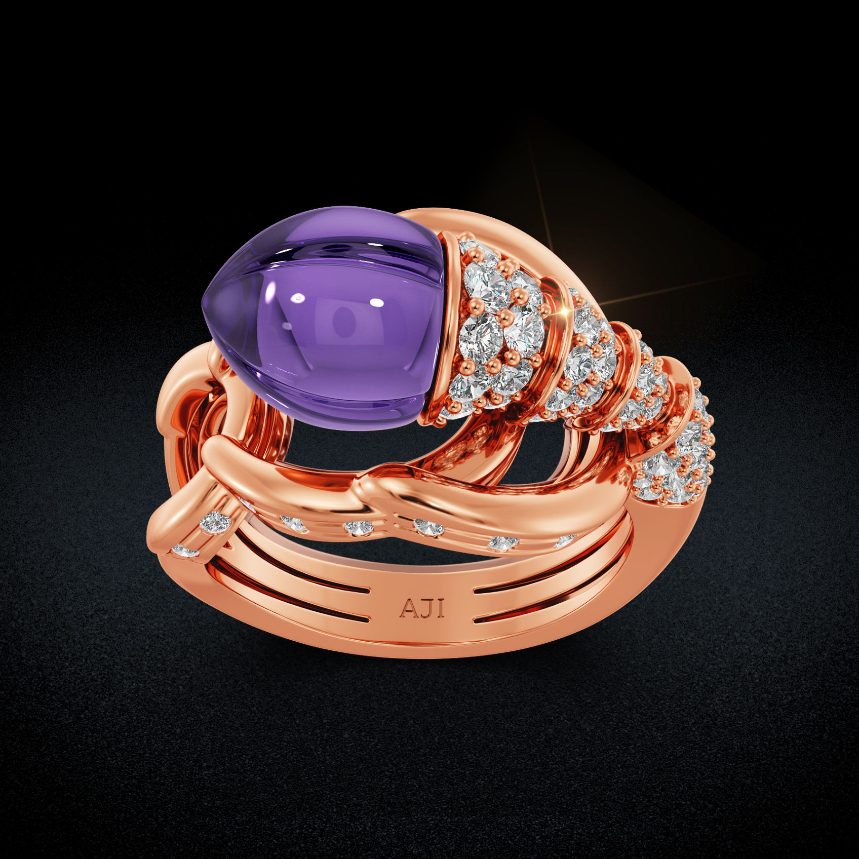 Mystic Swirl Diamond Ring image