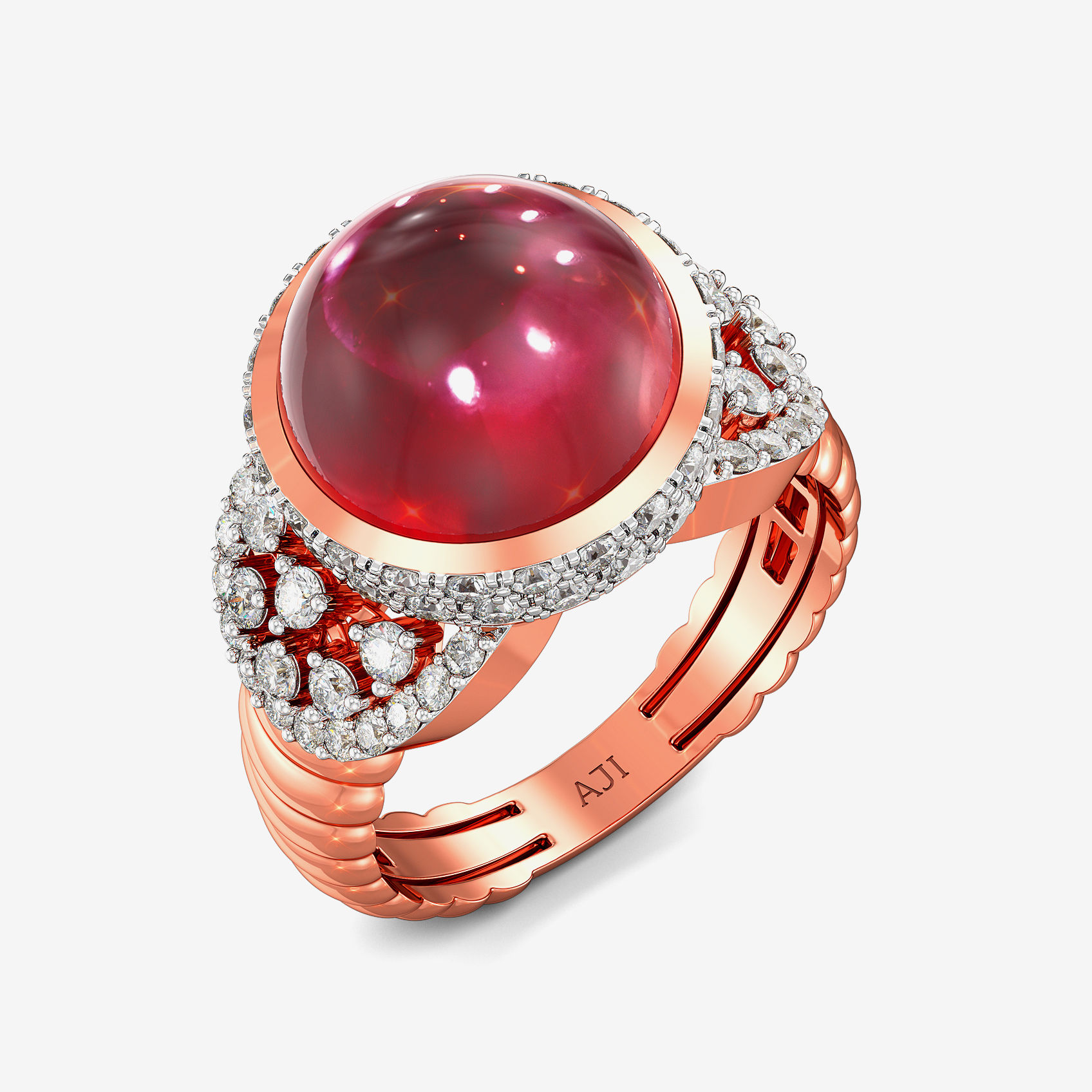 Royal Ruby Diamond Ring