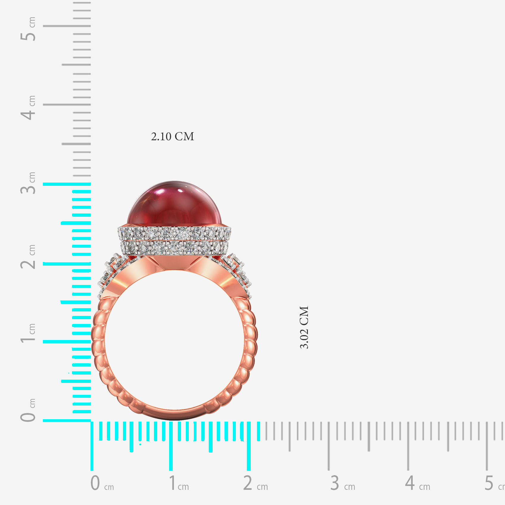 Royal Ruby Diamond Ring alternate view 3
