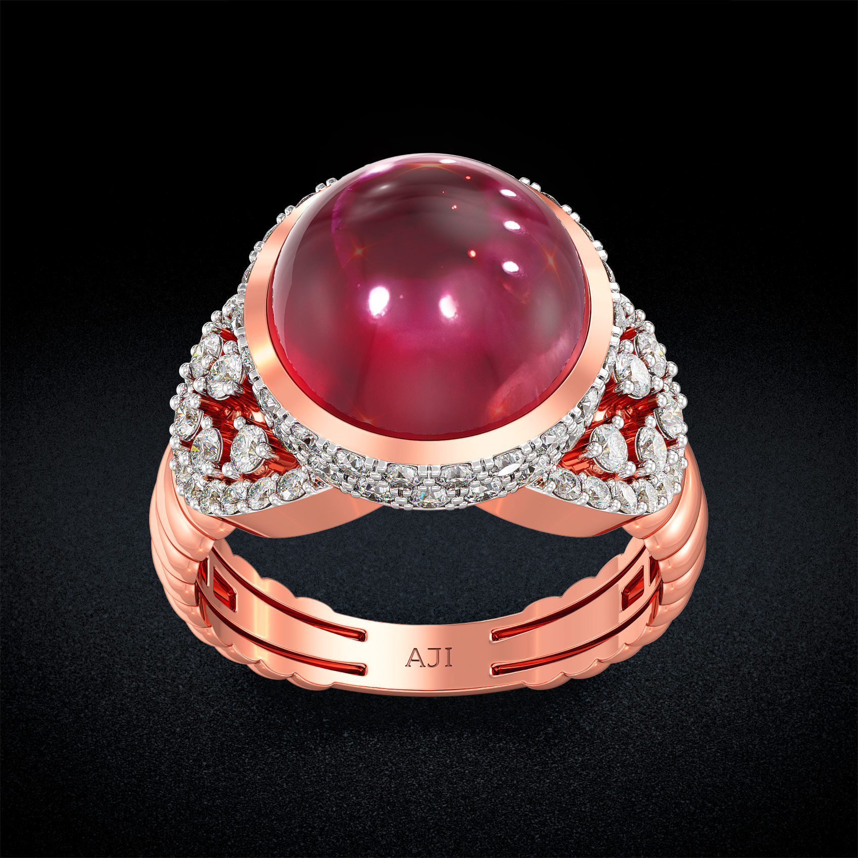 Royal Ruby Diamond Ring image
