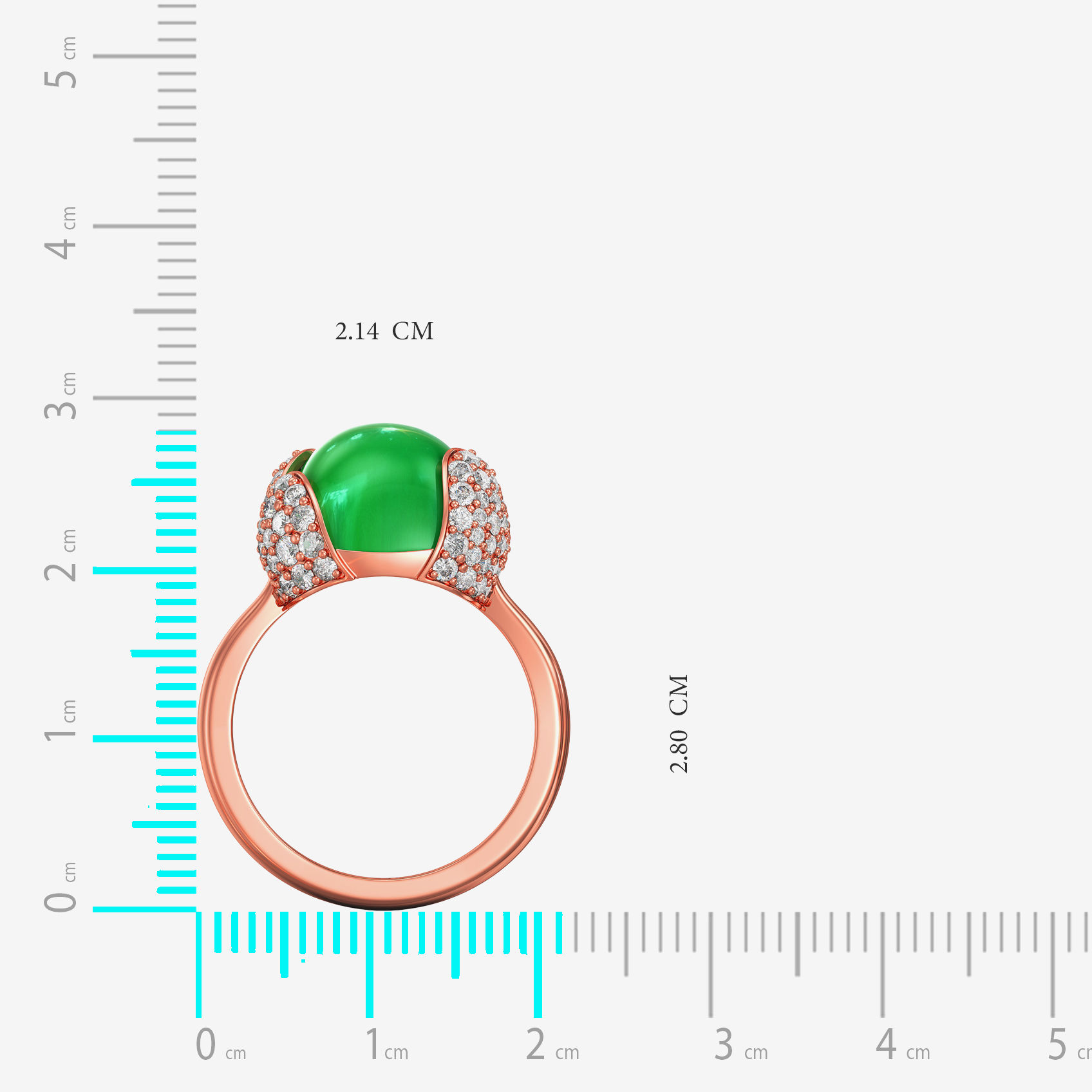 Emerald Glow Diamond Ring alternate view 3