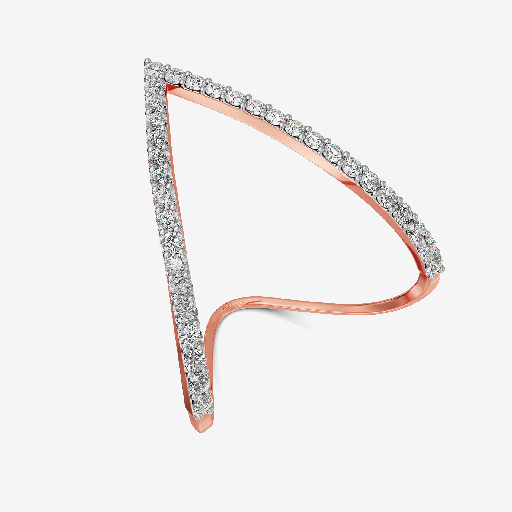 Radiant Diamond Vanki Ring