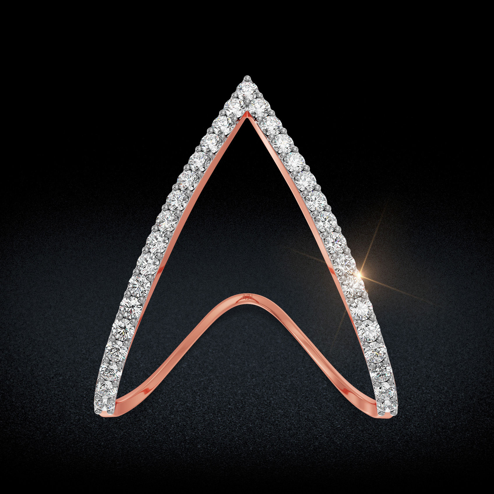 Radiant Diamond Vanki Ring image