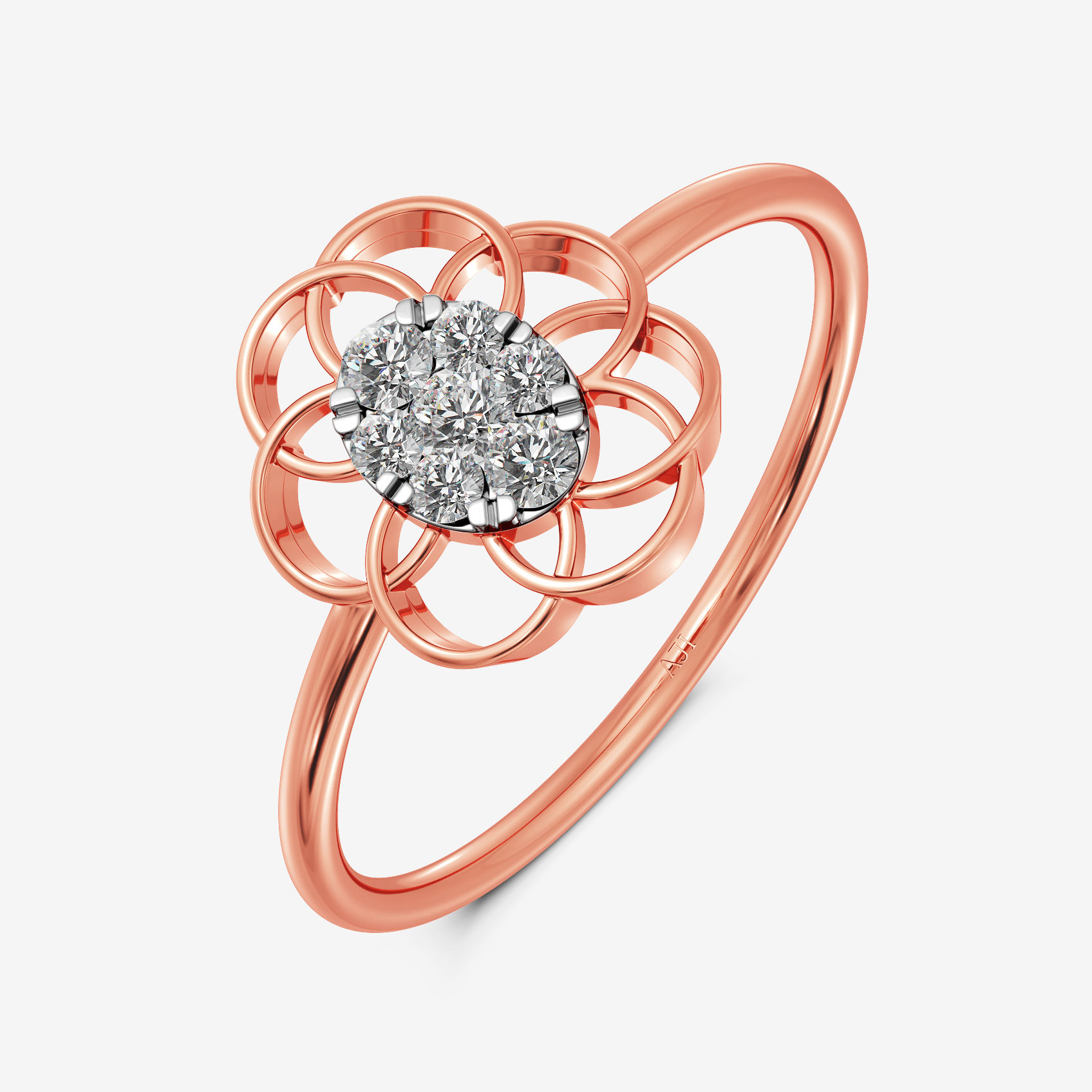 Blossom Spark Diamond Ring