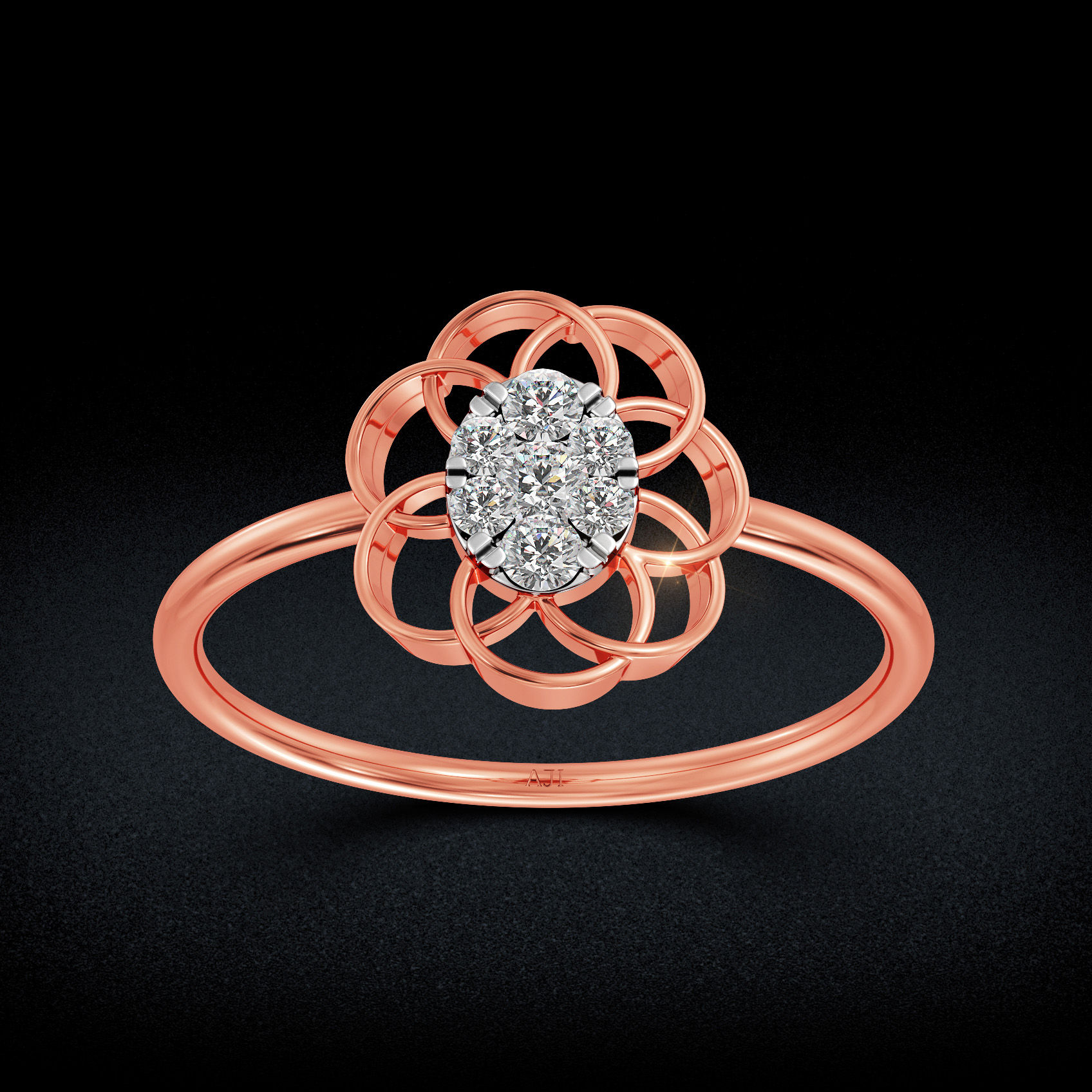 Blossom Spark Diamond Ring image