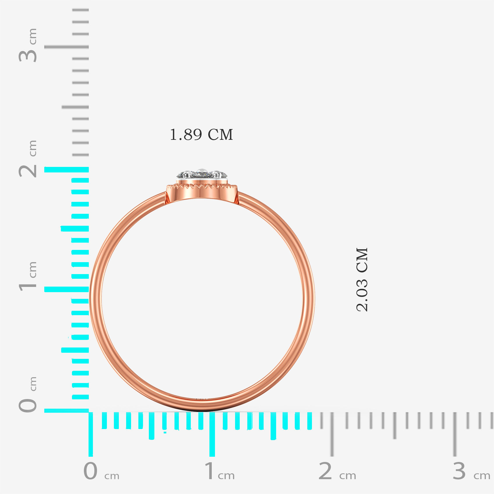 Eternity Charm Diamond Ring alternate view 3