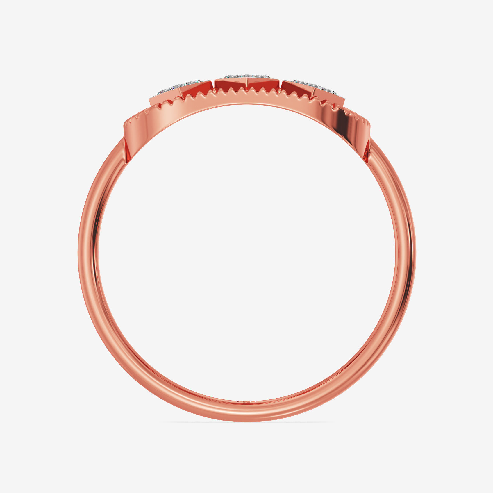 Triad Shine Diamond Ring alternate view 1