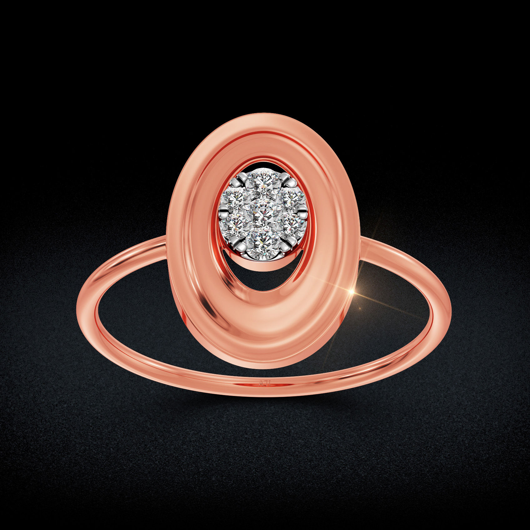 Shine Charm Diamond Ring image