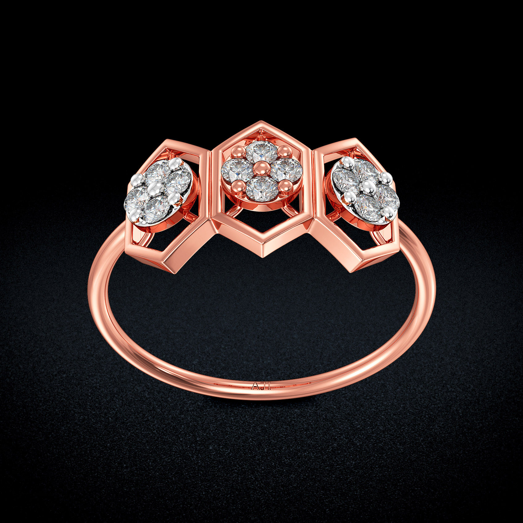 Hexa Spark Diamond Ring image