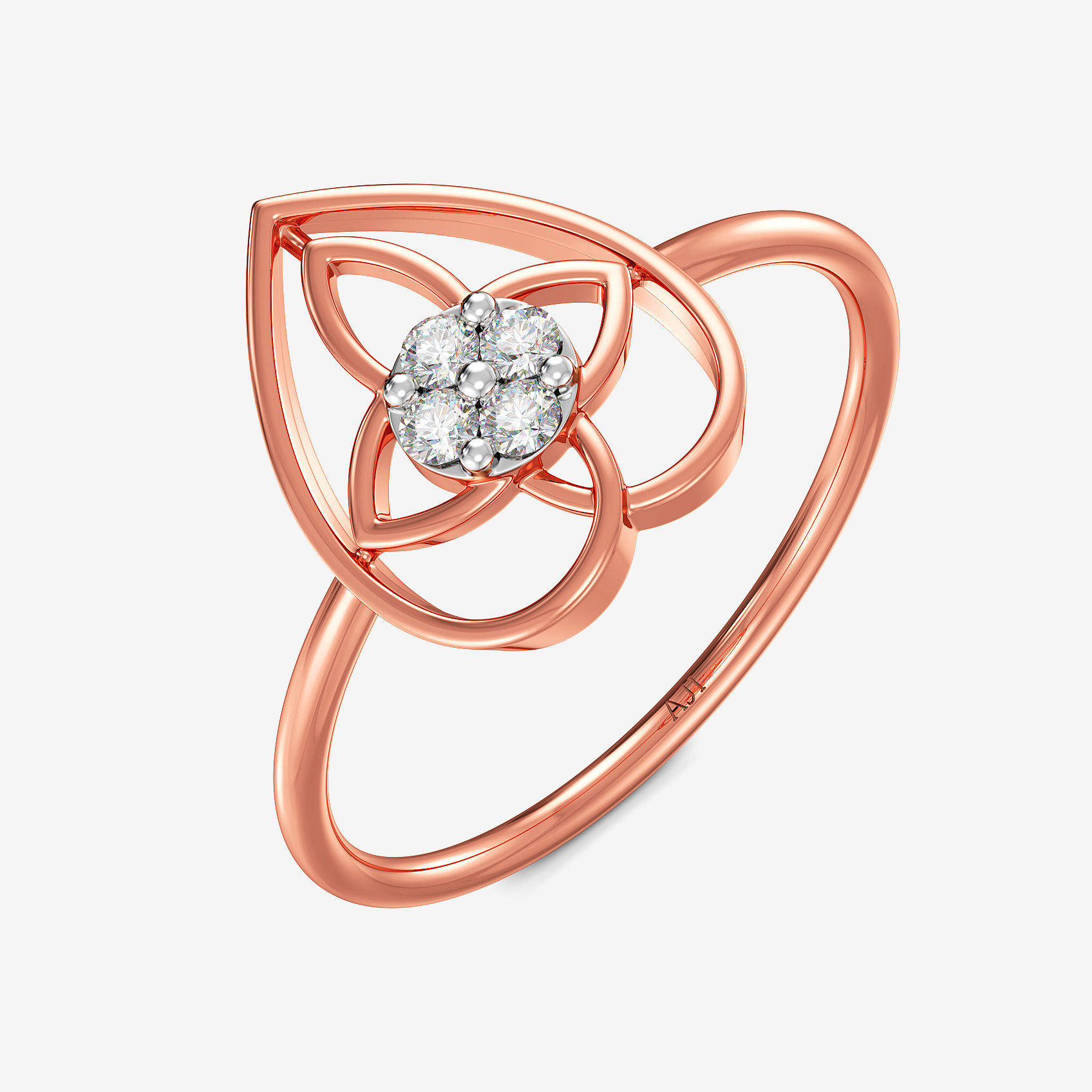 Sacred Heart Diamond Ring