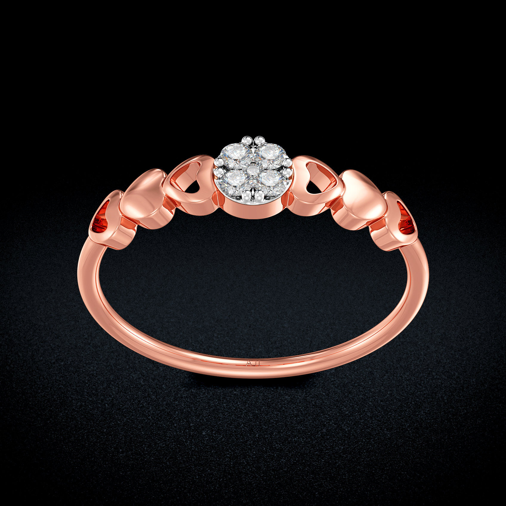 Heart Bliss Diamond Ring image
