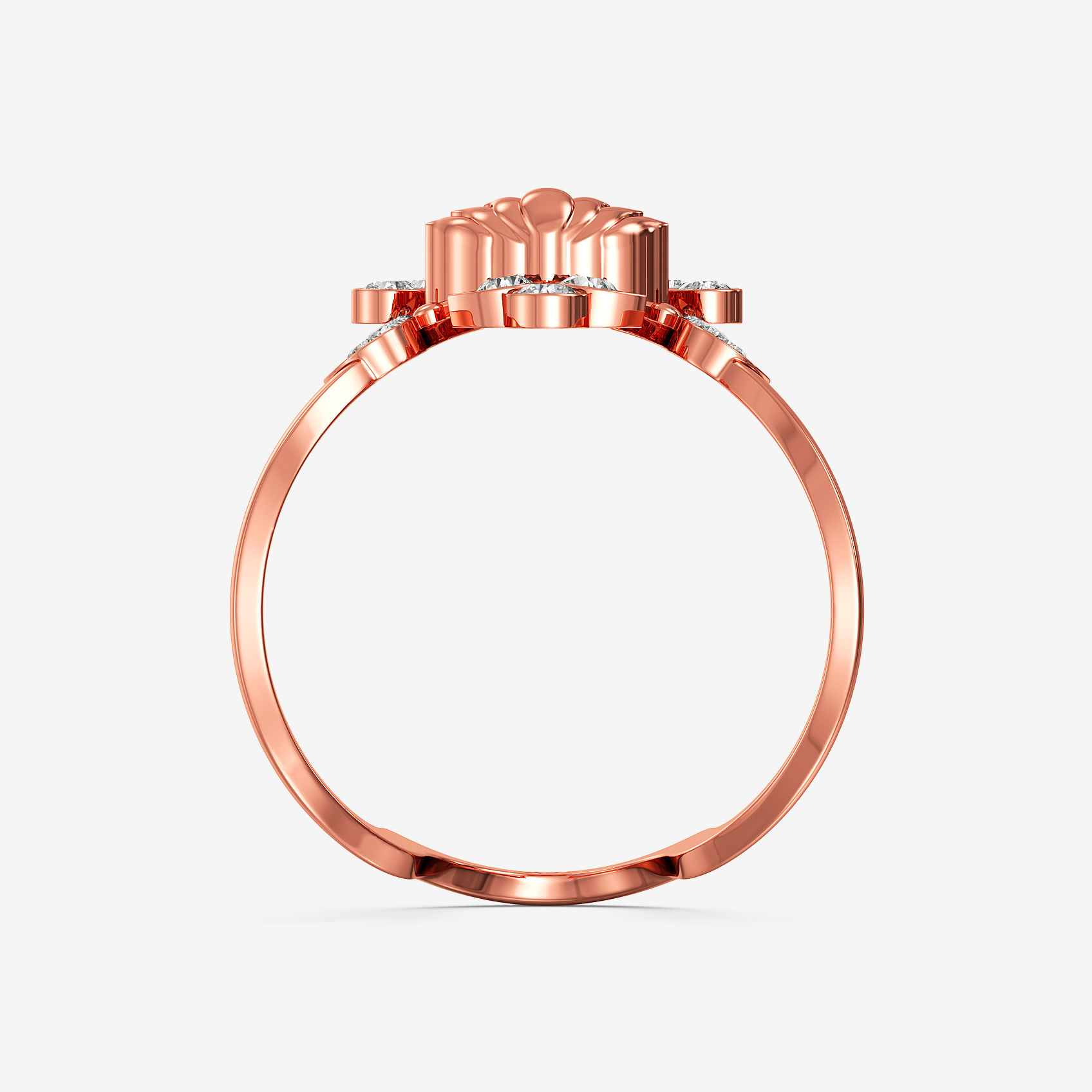 Sacred Lakshmi Diamond Vanki Ring alternate view 2