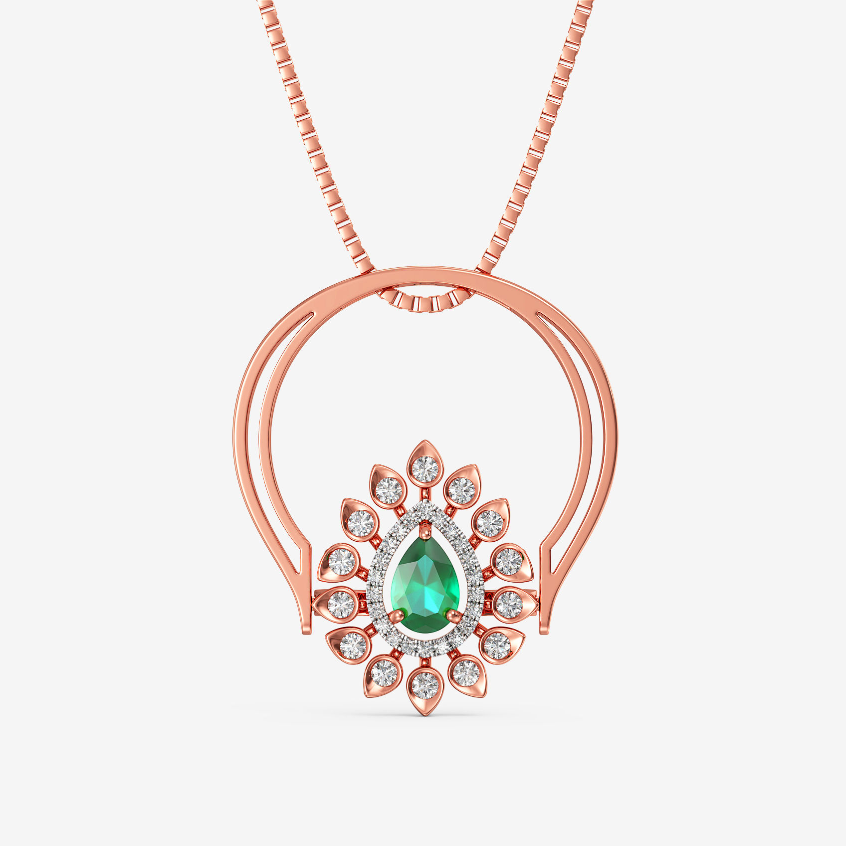 Glow Splendor Diamond Ring Come Pendant alternate view 1