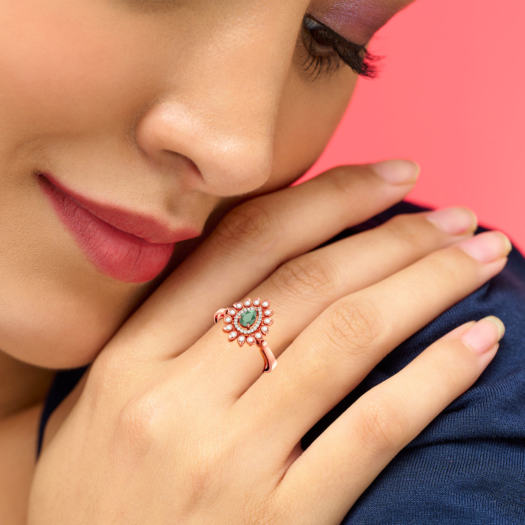Glow Splendor Diamond Ring Come Pendant image