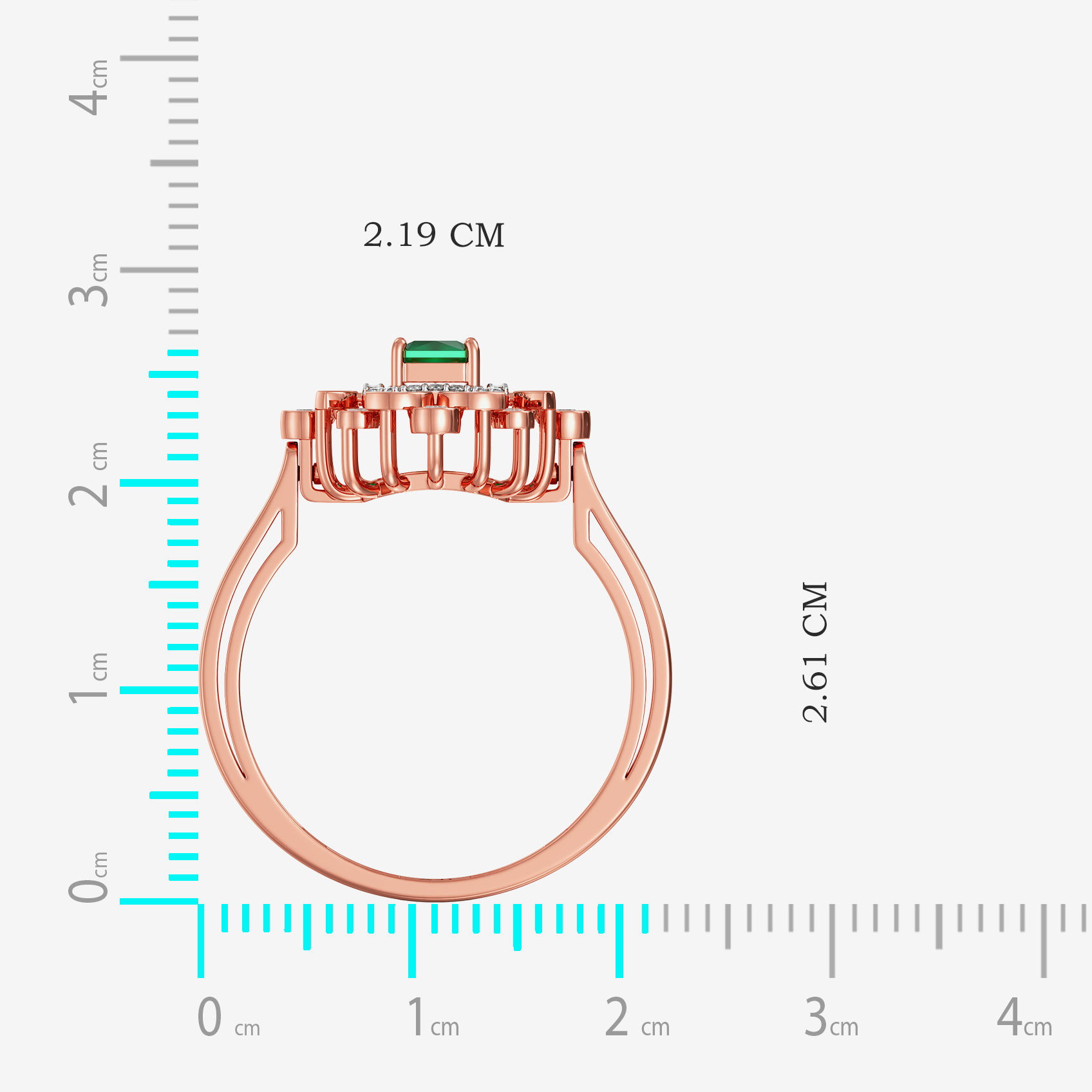 Linear Glow Diamond Ring Come Pendant alternate view 3