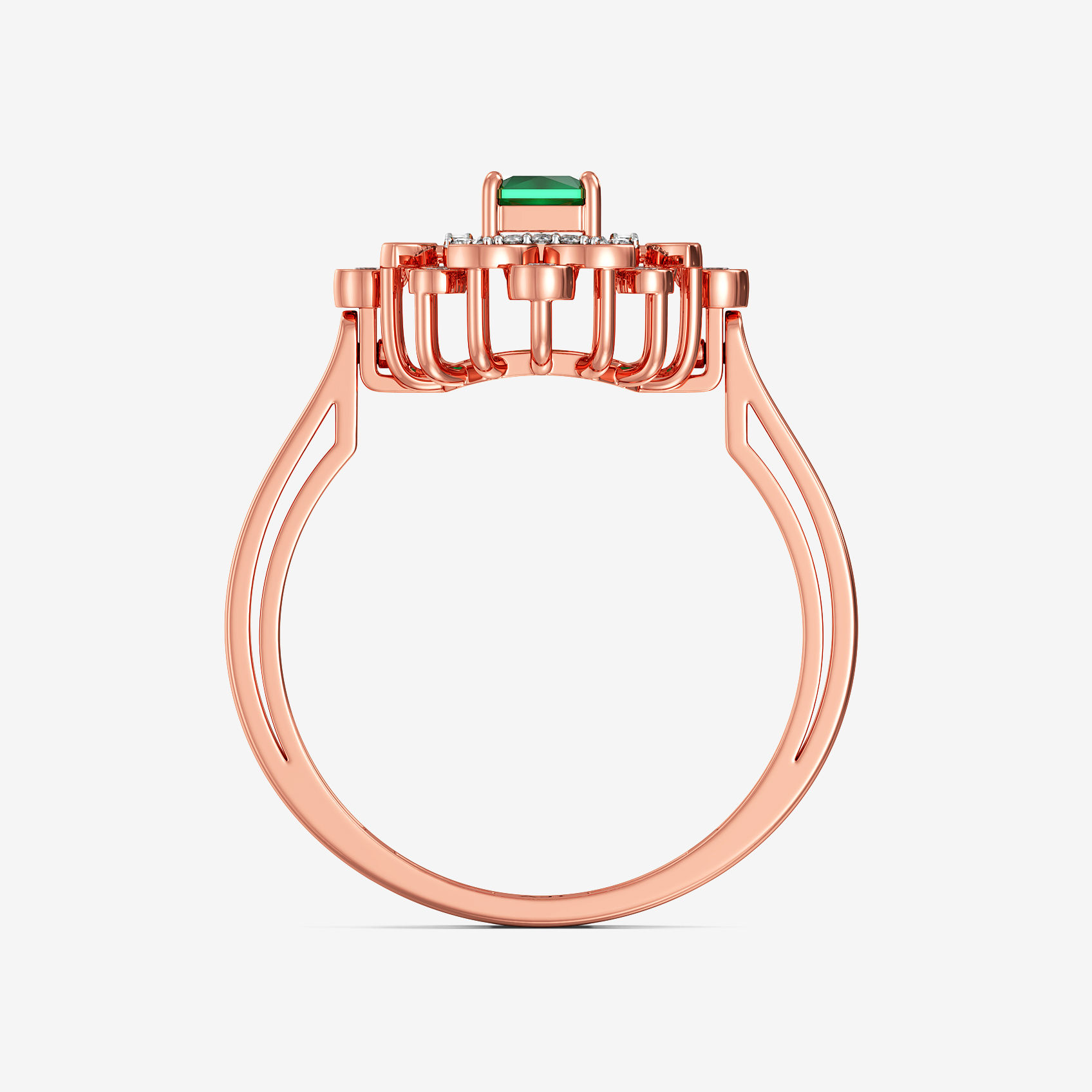 Linear Glow Diamond Ring Come Pendant image