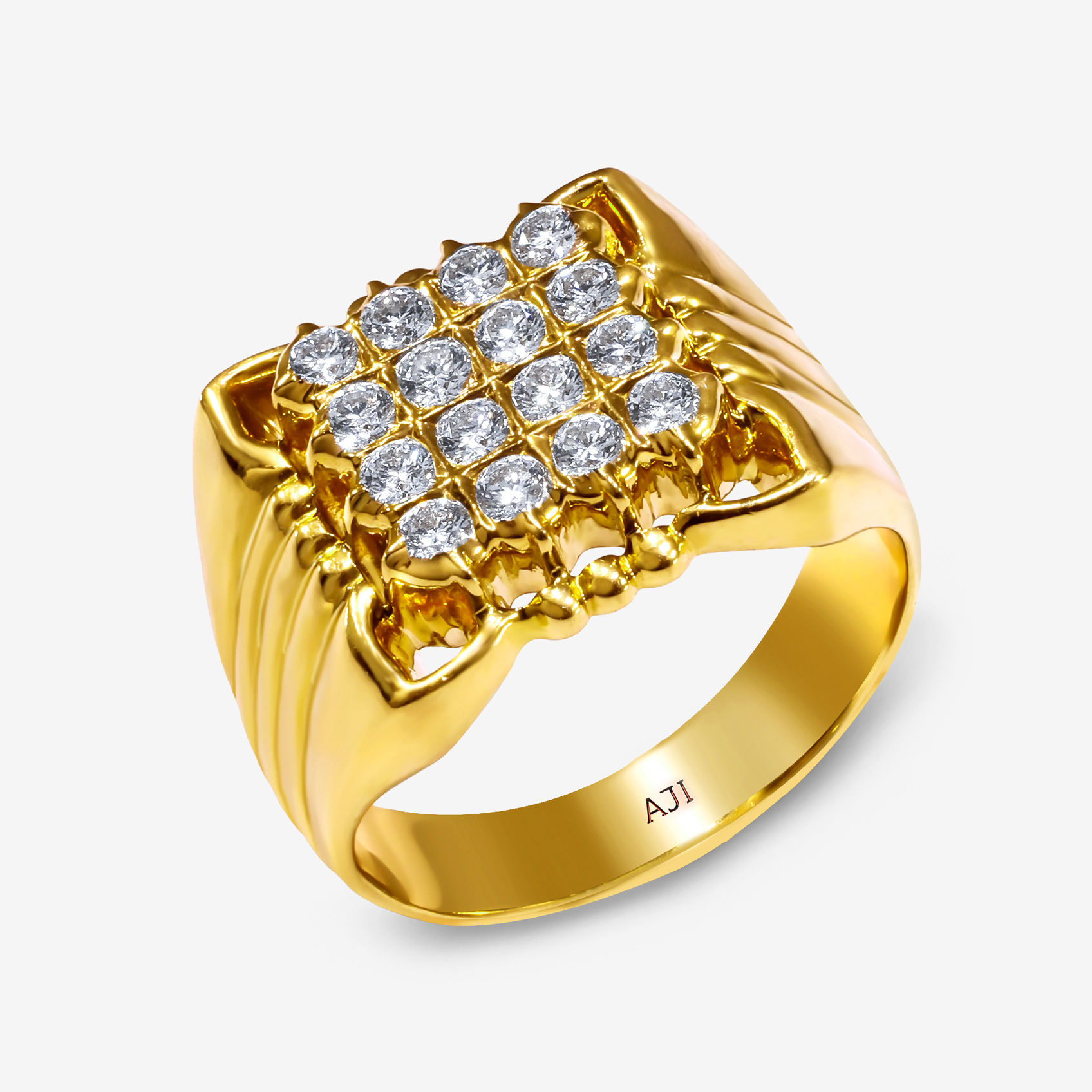 Royal Ethnic Diamond Mens Ring
