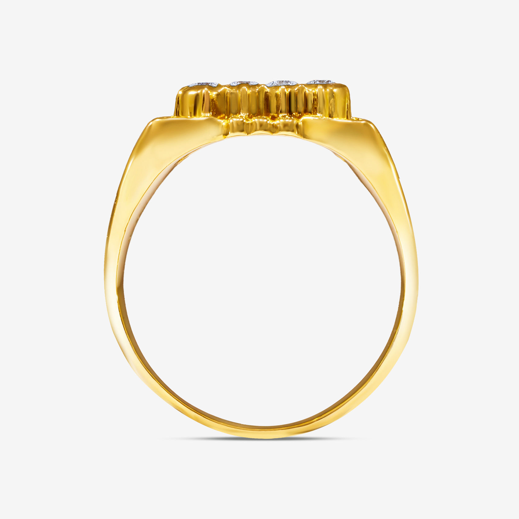 Royal Ethnic Diamond Mens Ring alternate view 2