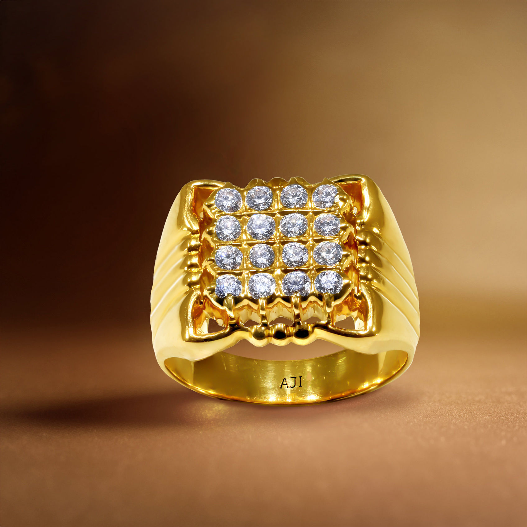Royal Ethnic Diamond Mens Ring image