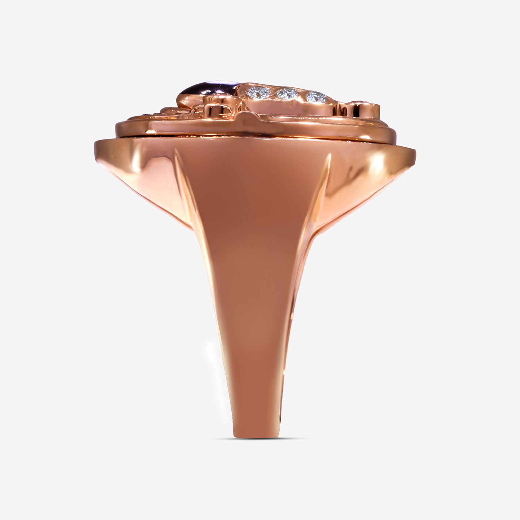 Lord Venkatesh Diamond Mens Ring alternate view 1