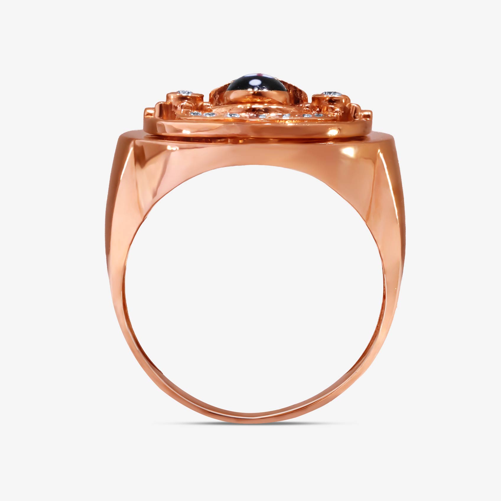 Lord Venkatesh Diamond Mens Ring alternate view 2
