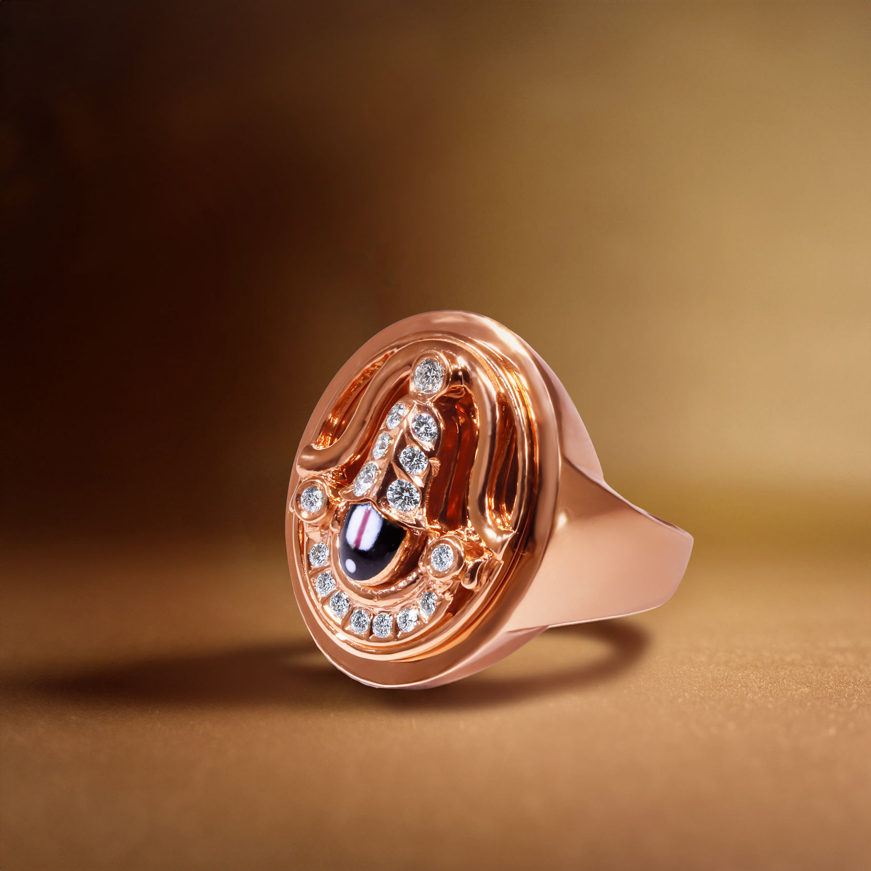 Lord Venkatesh Diamond Mens Ring image