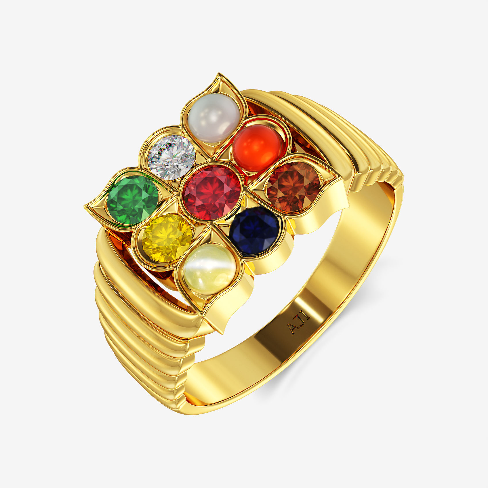 Men Navratna Ring
