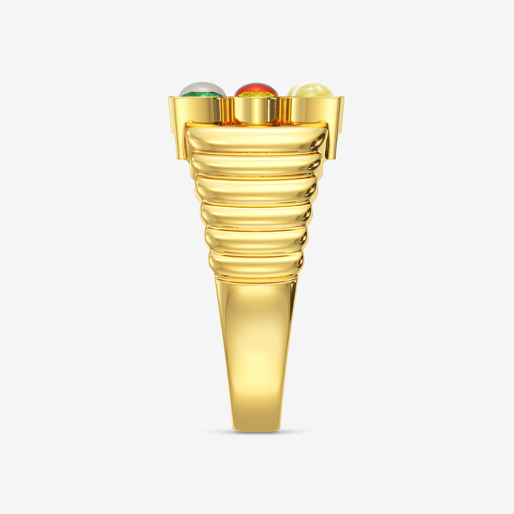 Men Navratna Ring alternate view 3
